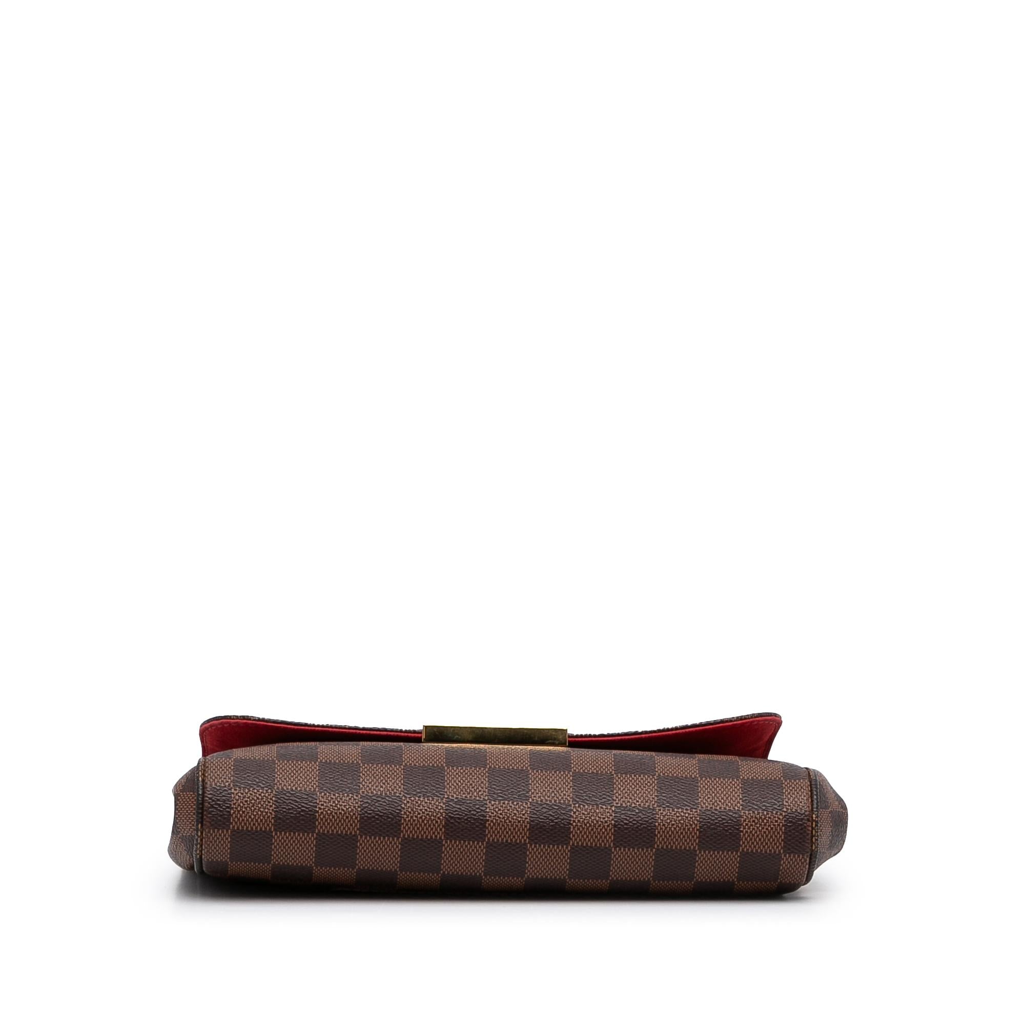 Louis Vuitton Damier Ebene Favorite MM (SHG-koa6ve)