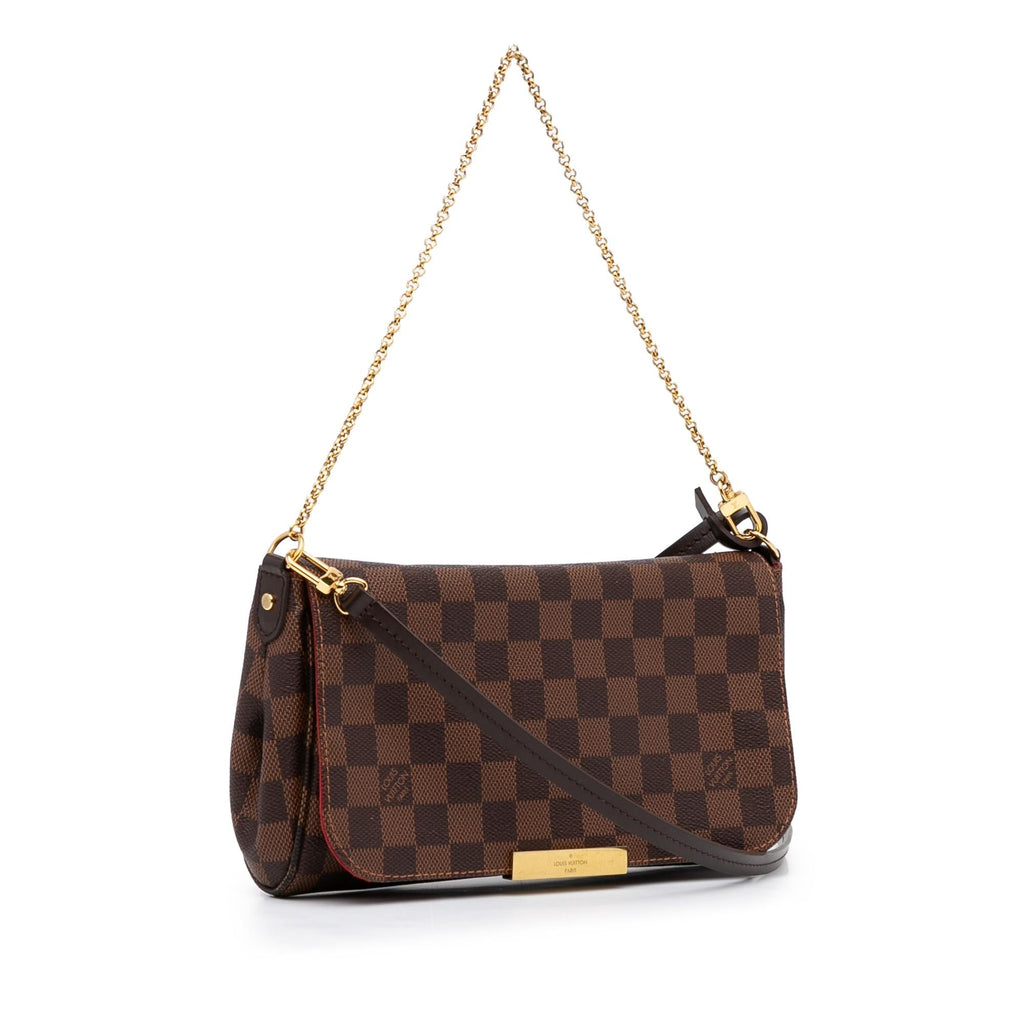 Louis Vuitton Damier Ebene Favorite MM (SHG-koa6ve)