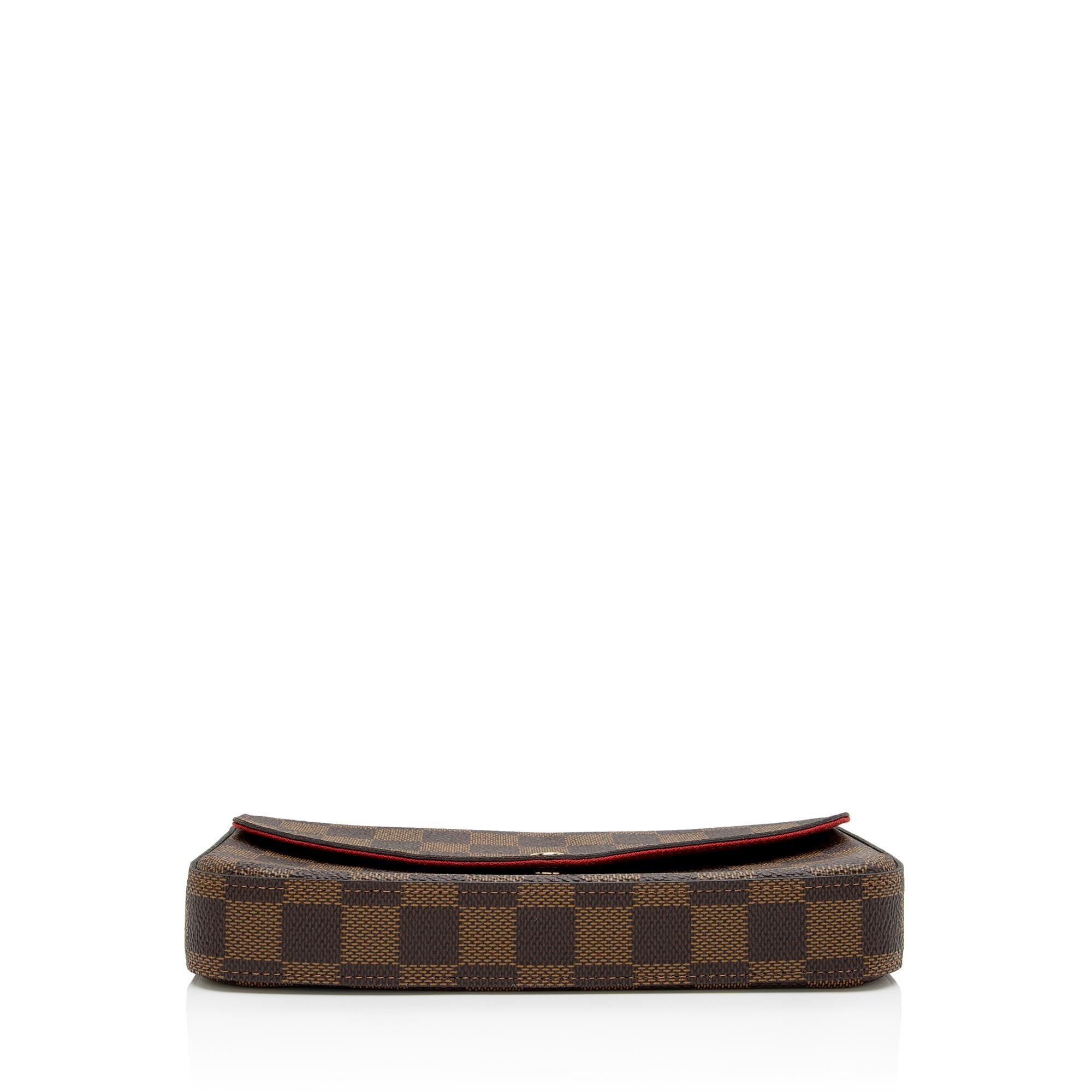 Louis Vuitton Damier Ebene Felicie Pochette (SHF-58yOWF)