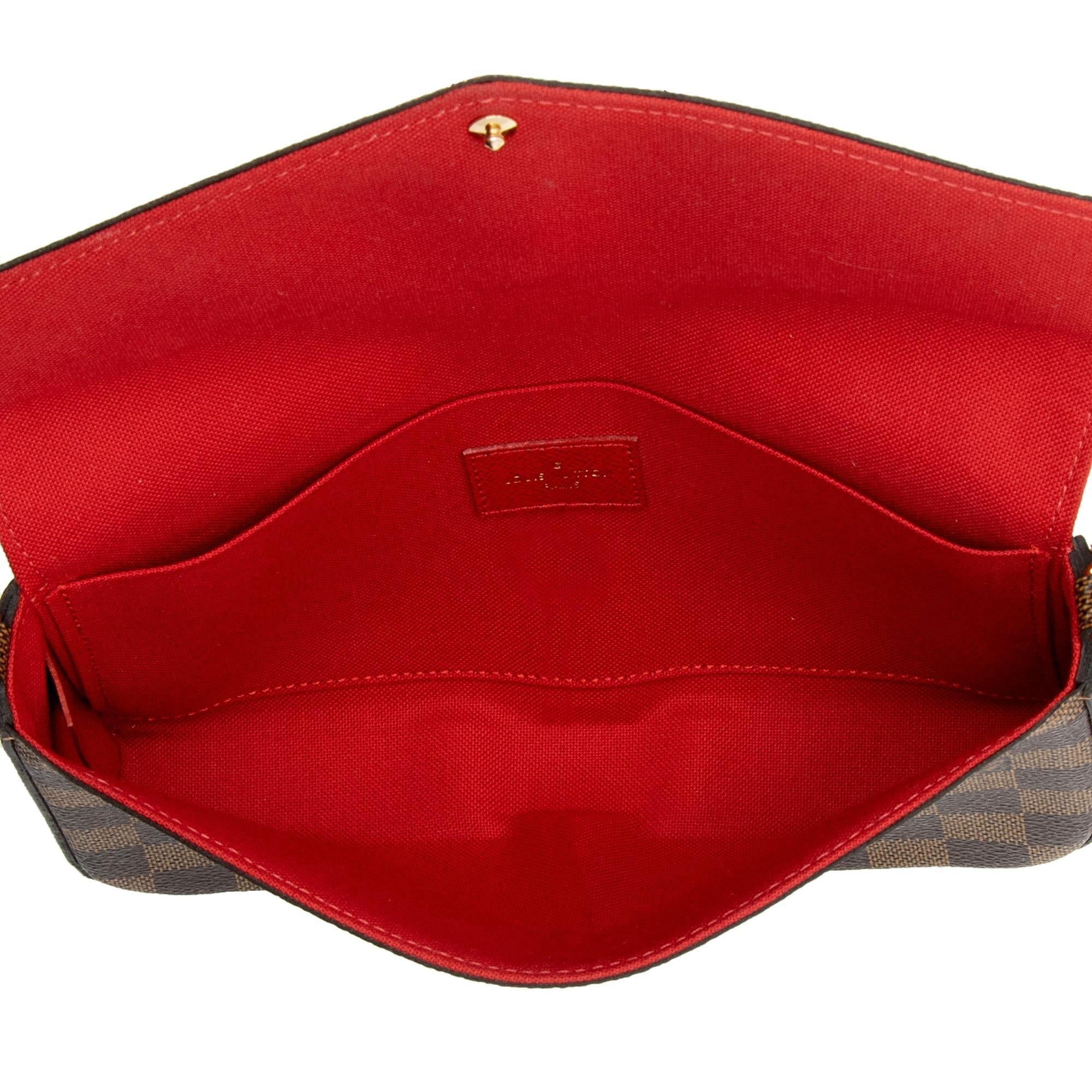 Louis Vuitton Damier Ebene Felicie Pochette (SHF-58yOWF)