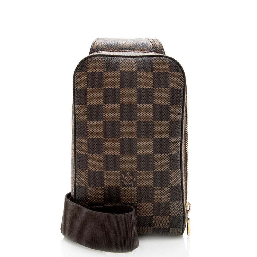 Louis Vuitton Damier Ebene Geronimos Sling Bag (SHF-19166)