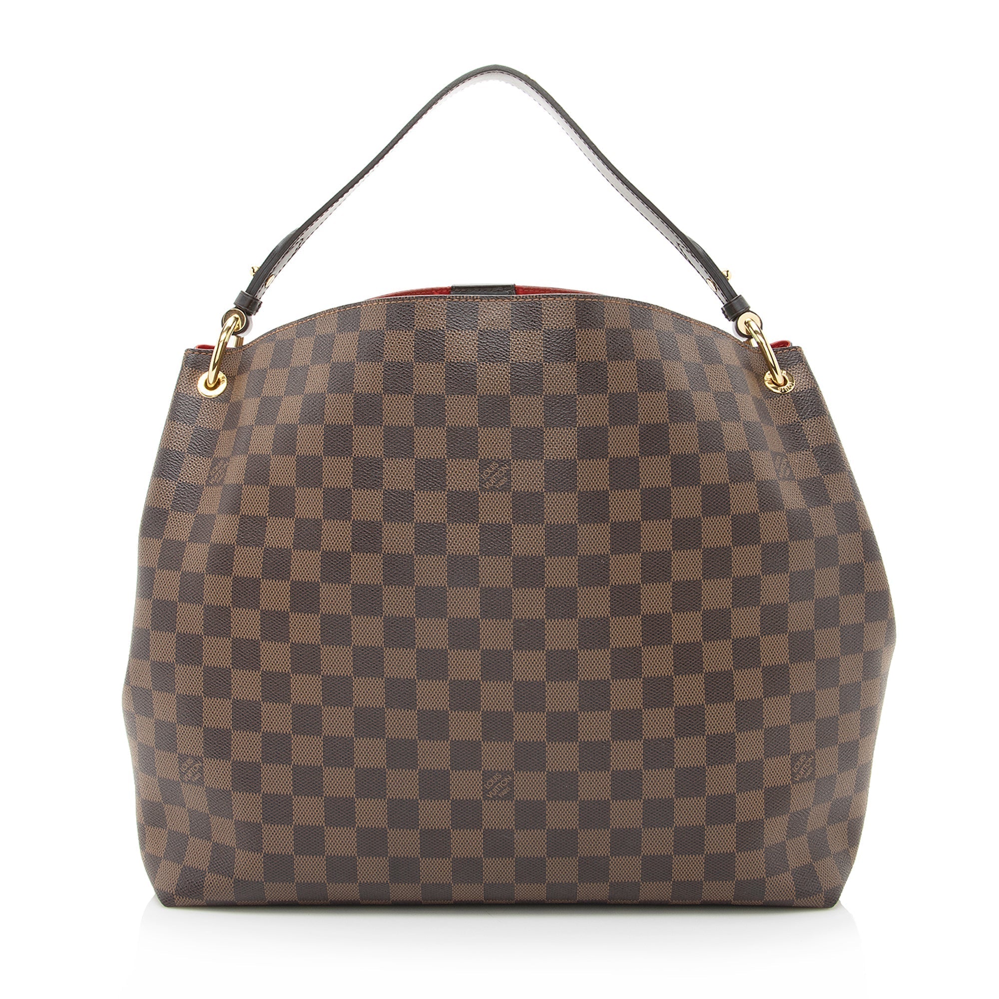 Louis Vuitton Damier Ebene Graceful MM Hobo (SHF-22365)