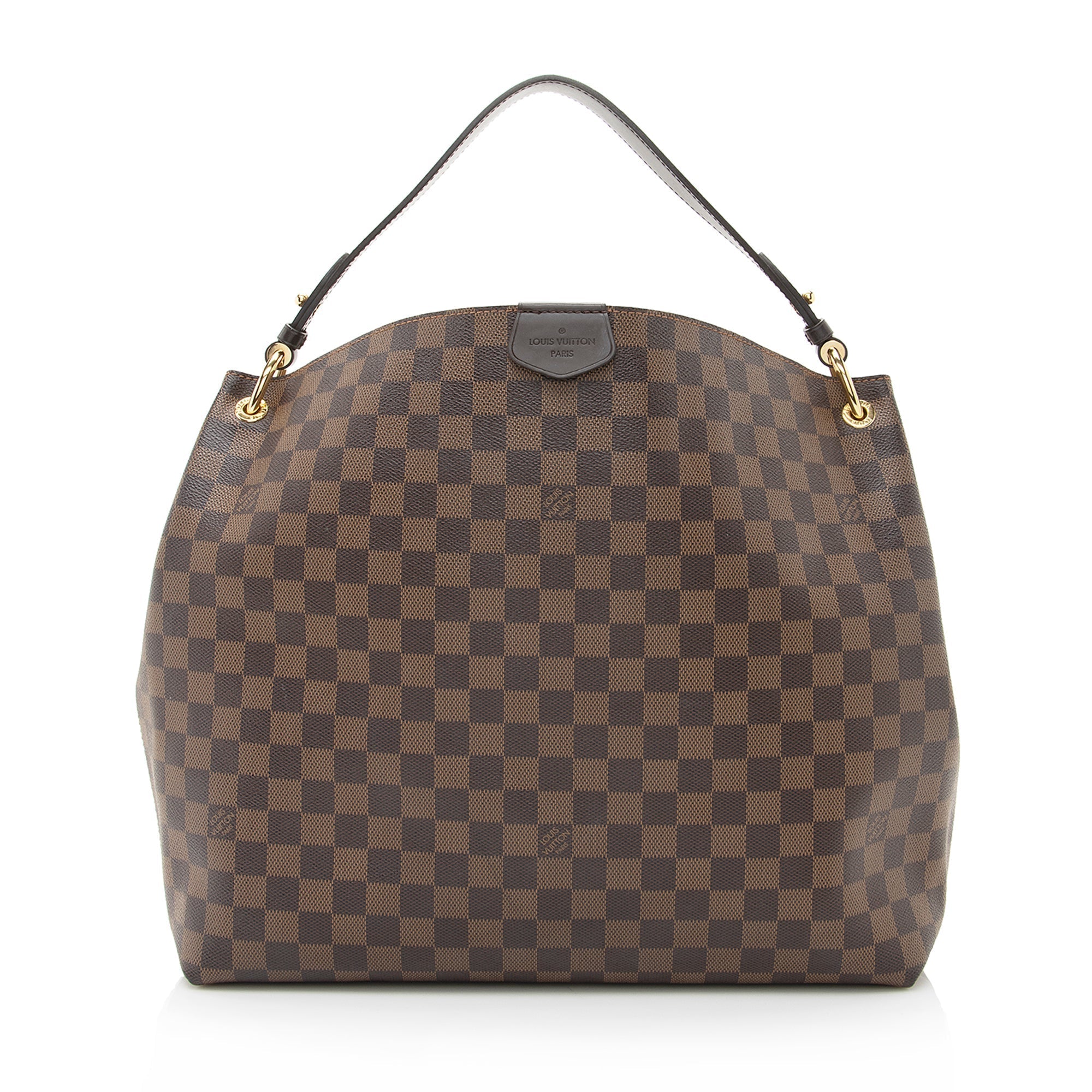 Louis Vuitton Damier Ebene Graceful MM Hobo (SHF-22365)