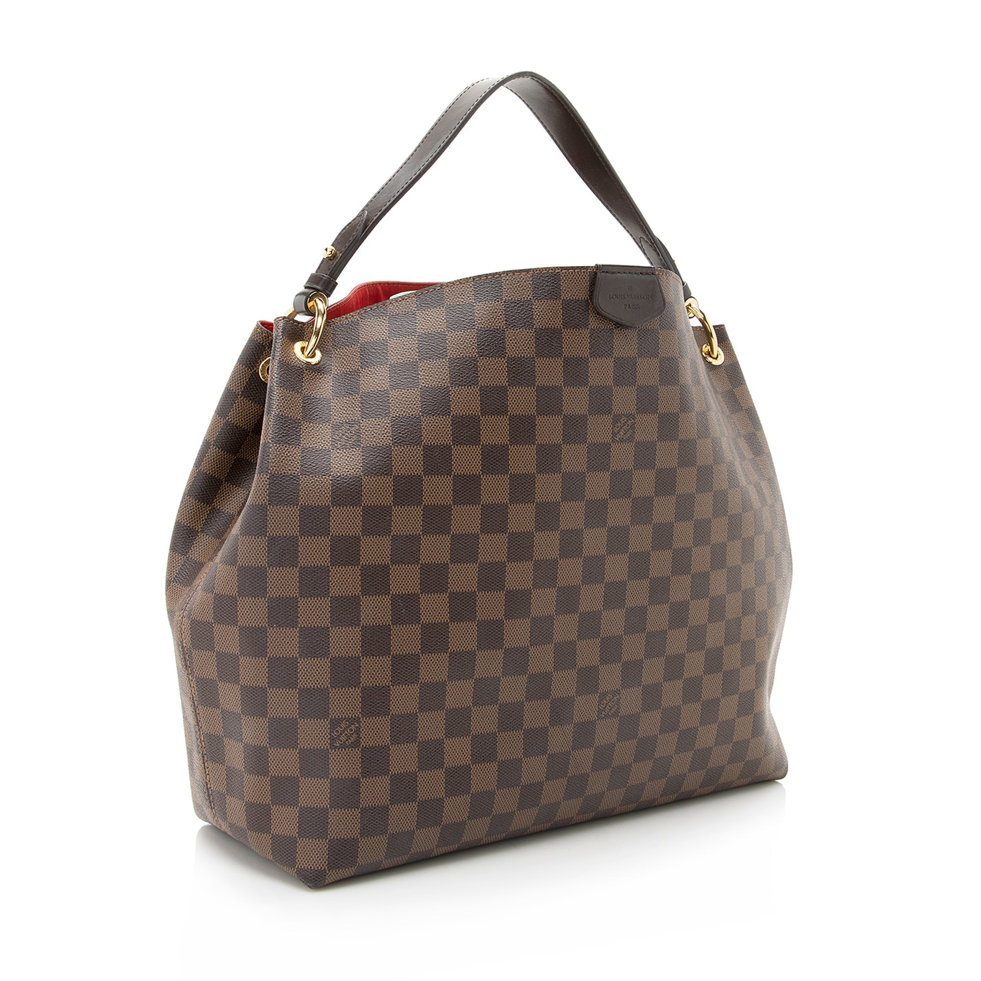 Louis Vuitton Damier Ebene Graceful MM Hobo (SHF-22365)