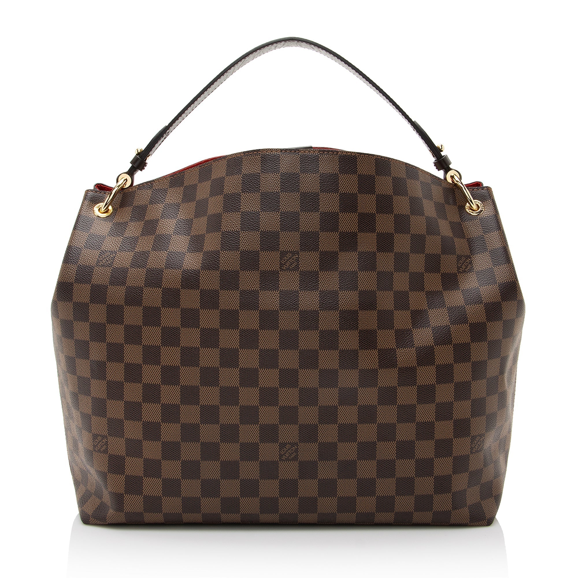 Louis Vuitton Damier Ebene Graceful MM Hobo (SHF-22662)
