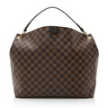 Louis Vuitton Damier Ebene Graceful MM Hobo (SHF-22662)