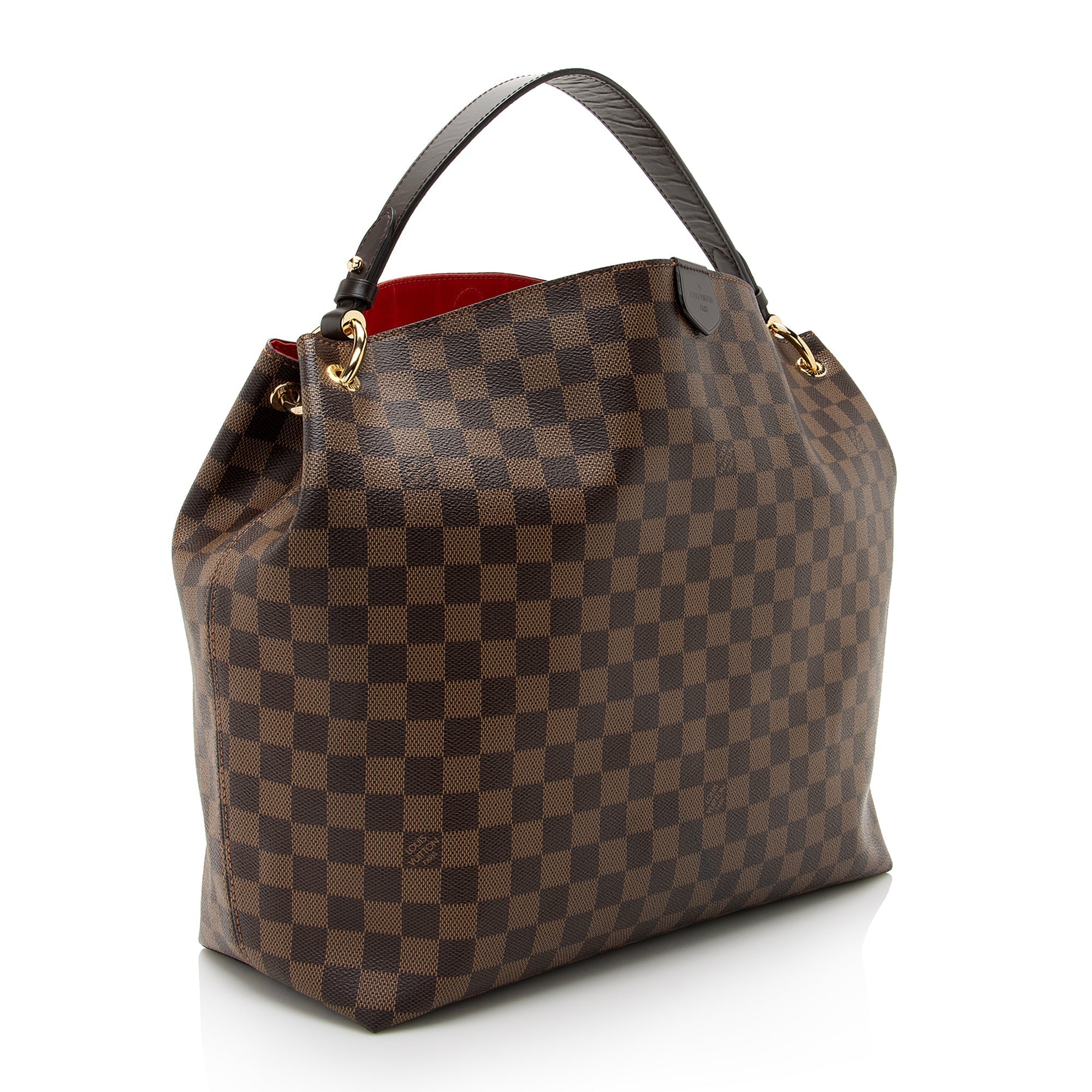 Louis Vuitton Damier Ebene Graceful MM Hobo (SHF-22662)