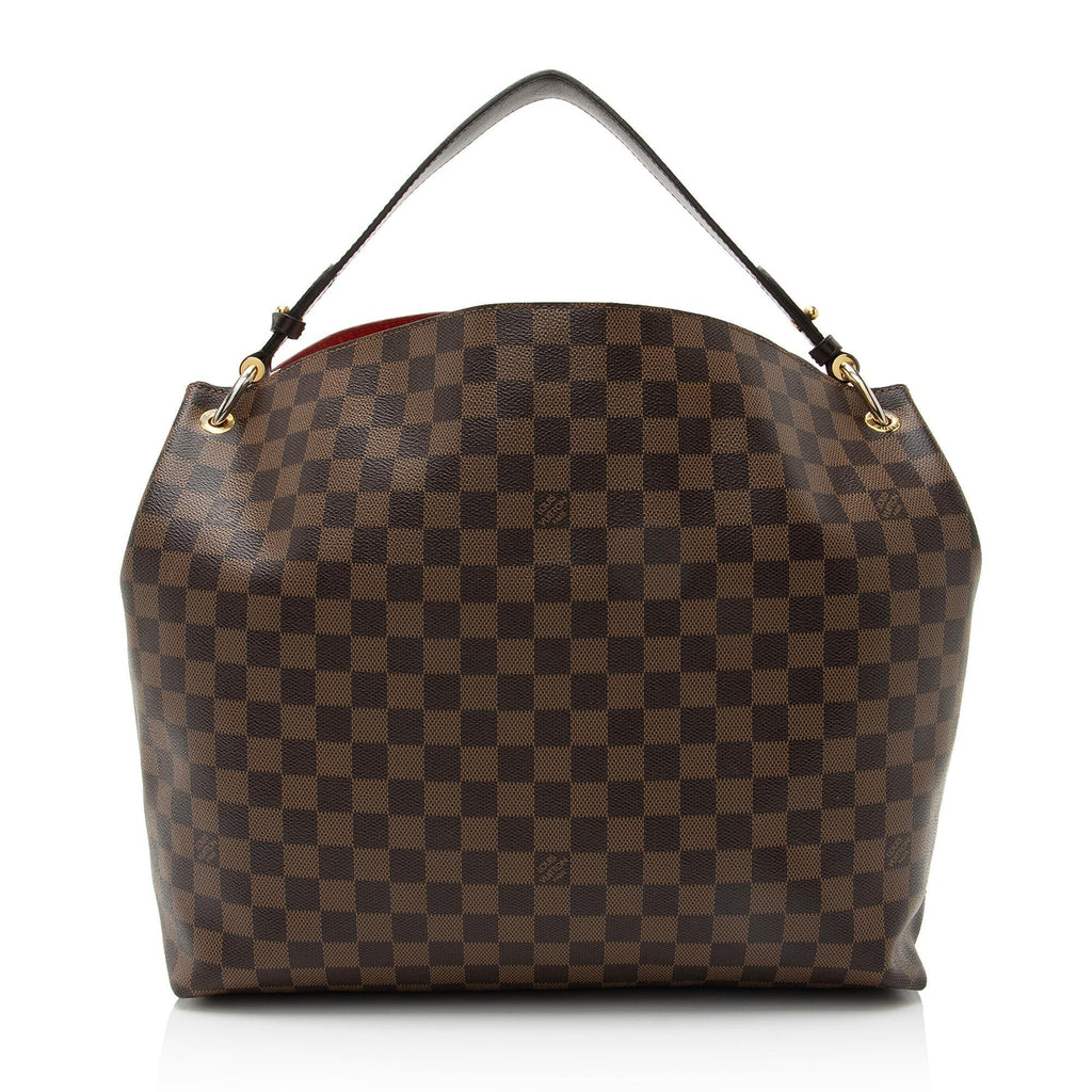Louis Vuitton Damier Ebene Graceful MM Hobo (SHF-FFgEBs)