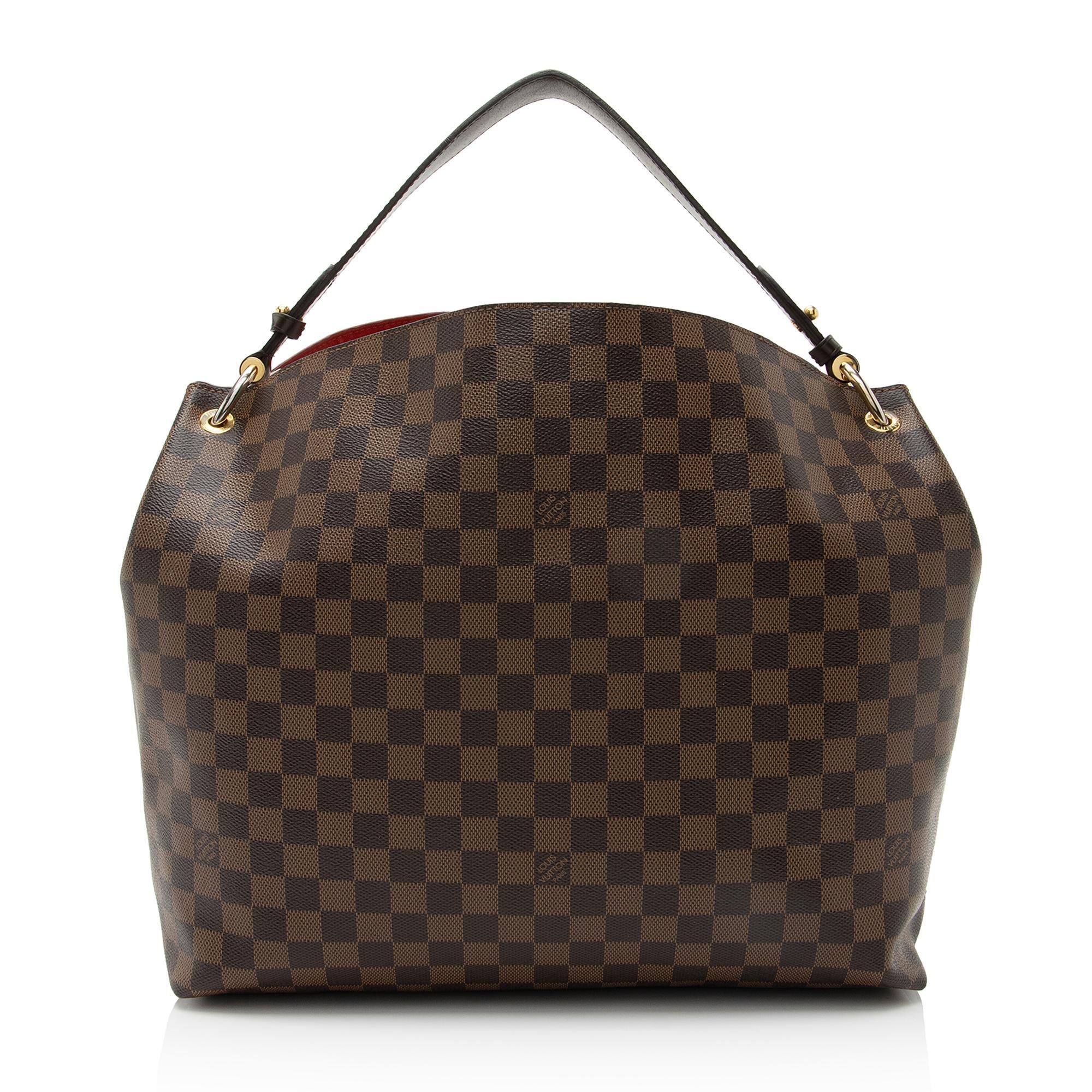 Louis Vuitton Damier Ebene Graceful MM Hobo (SHF-FFgEBs)