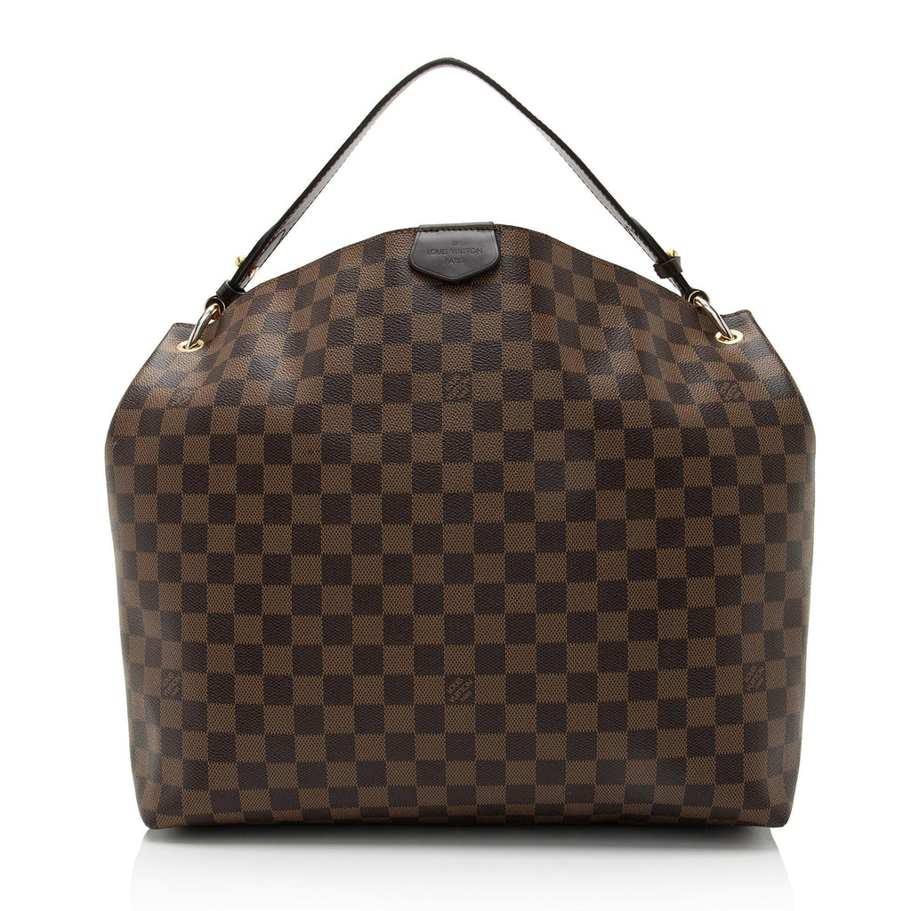 Louis Vuitton Damier Ebene Graceful MM Hobo (SHF-FFgEBs)