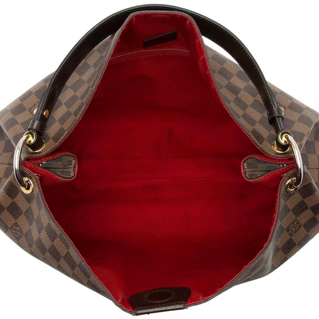 Louis Vuitton Damier Ebene Graceful MM Hobo (SHF-FFgEBs)