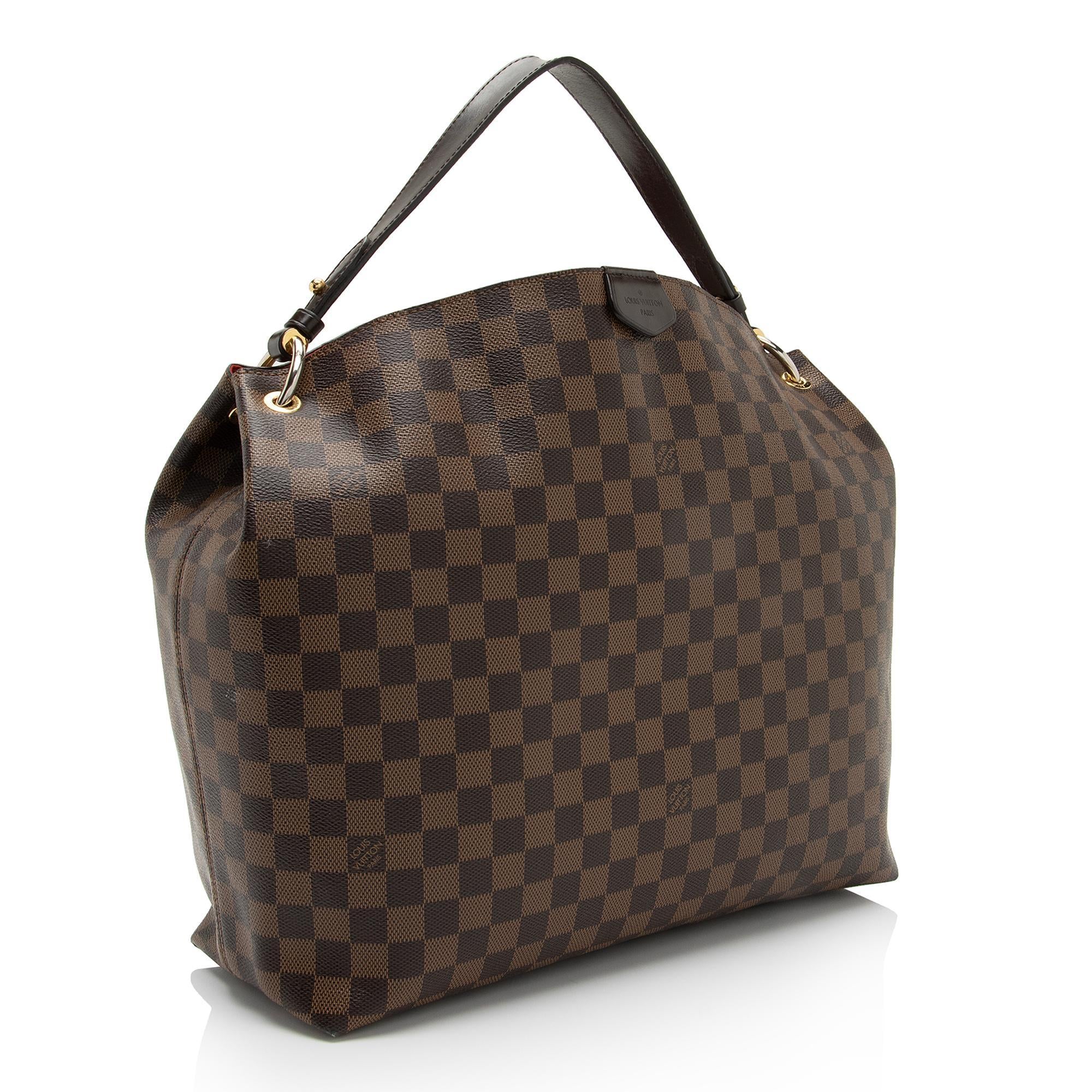 Louis Vuitton Damier Ebene Graceful MM Hobo (SHF-FFgEBs)