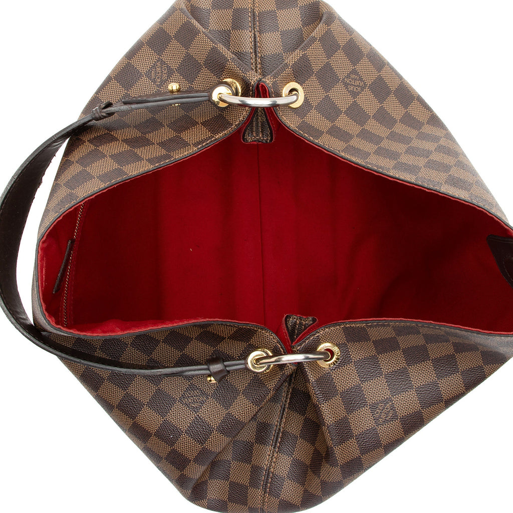 Louis Vuitton Damier Ebene Graceful MM Hobo (SHF-zIEh8e)