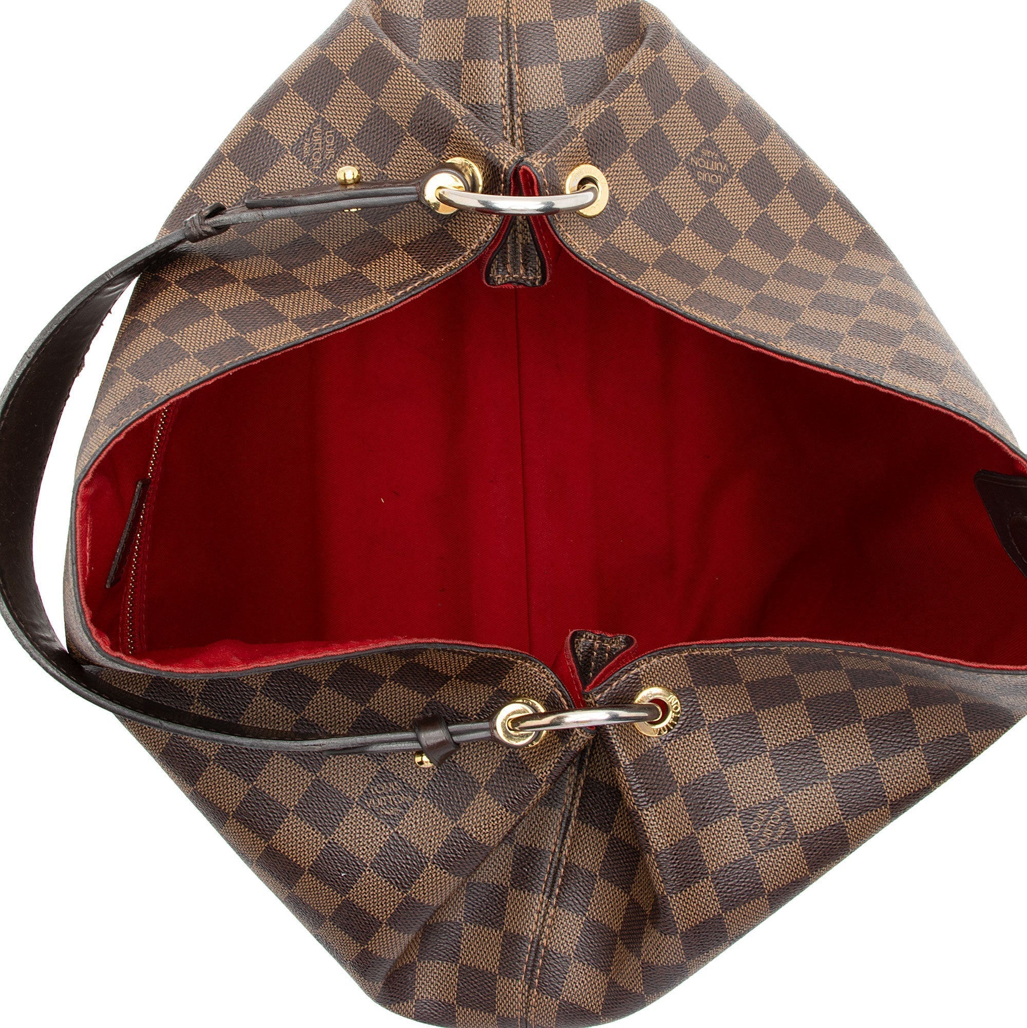 Louis Vuitton Damier Ebene Graceful MM Hobo (SHF-zIEh8e)