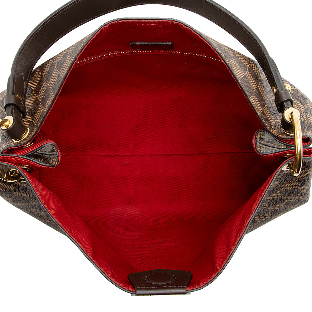 Louis Vuitton Damier Ebene Graceful PM Hobo (SHF-21698)