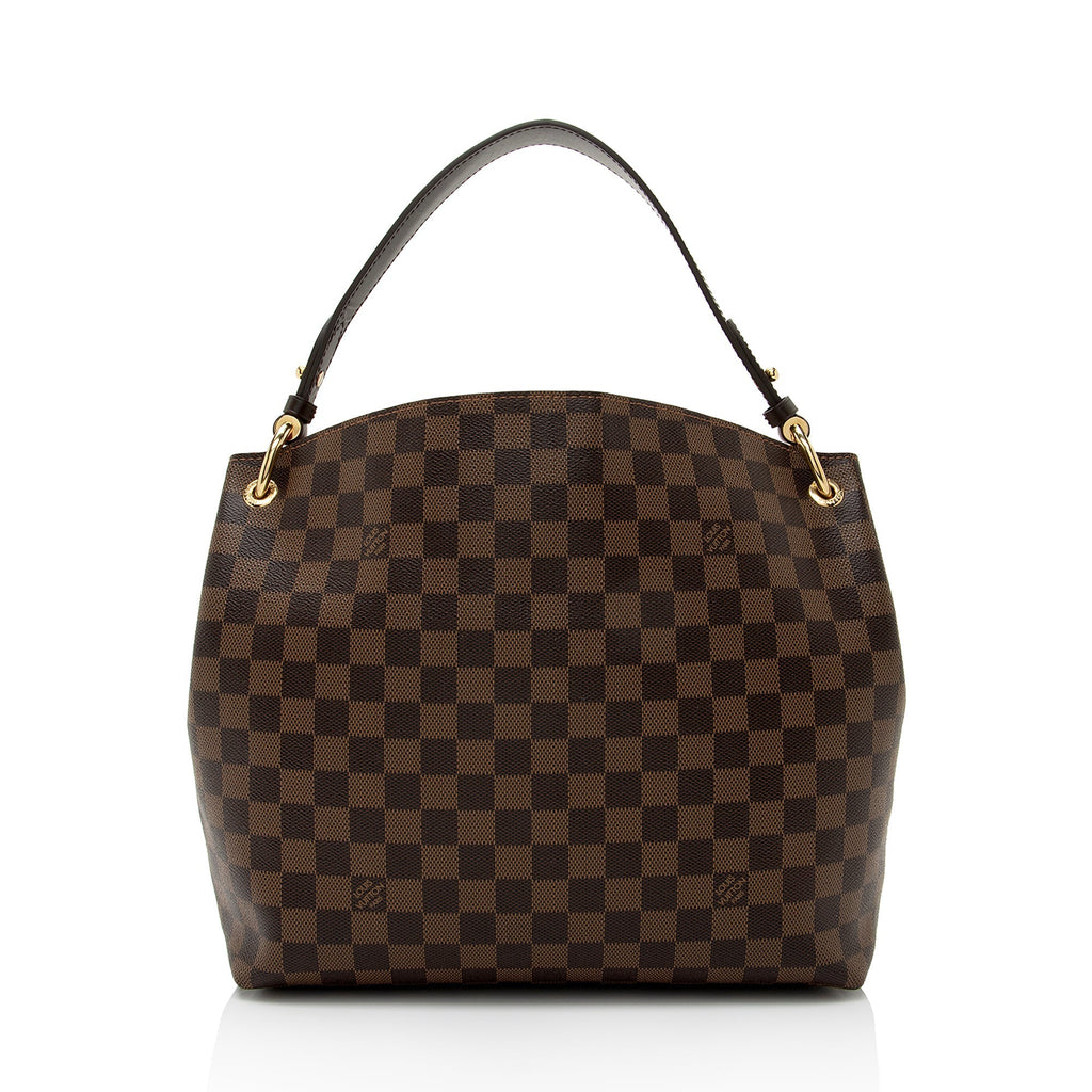 Louis Vuitton Damier Ebene Graceful PM Hobo (SHF-EVN6Ho)