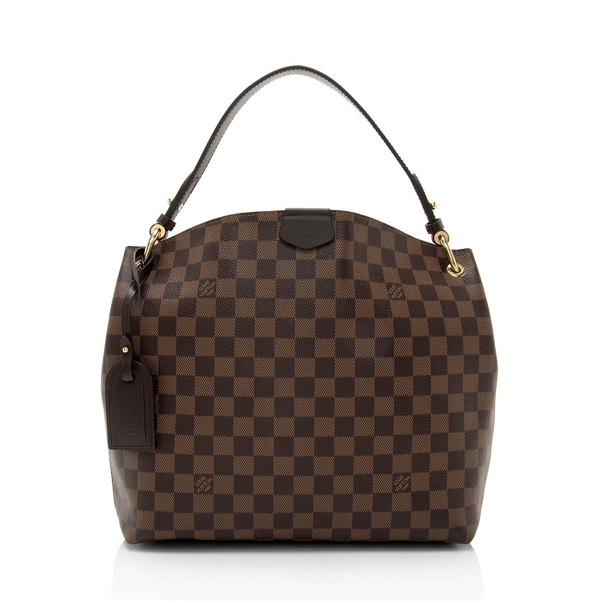 Louis Vuitton Damier Ebene Graceful PM Hobo (SHF-EVN6Ho)