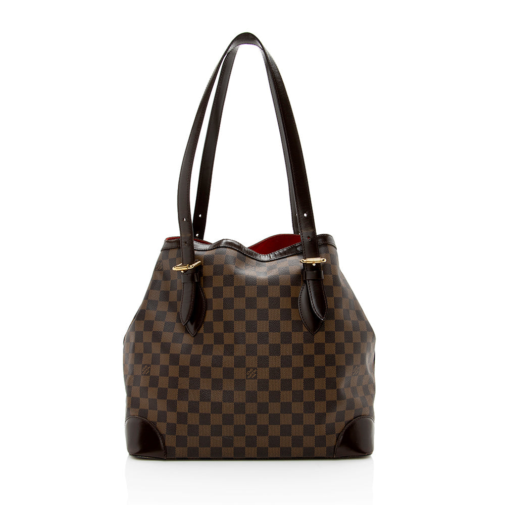 Louis Vuitton Damier Ebene Hampstead GM Tote - FINAL SALE (SHF-15485)
