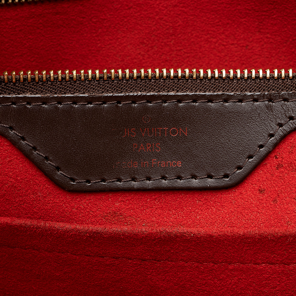 Louis Vuitton Damier Ebene Hampstead GM Tote - FINAL SALE (SHF-15485)