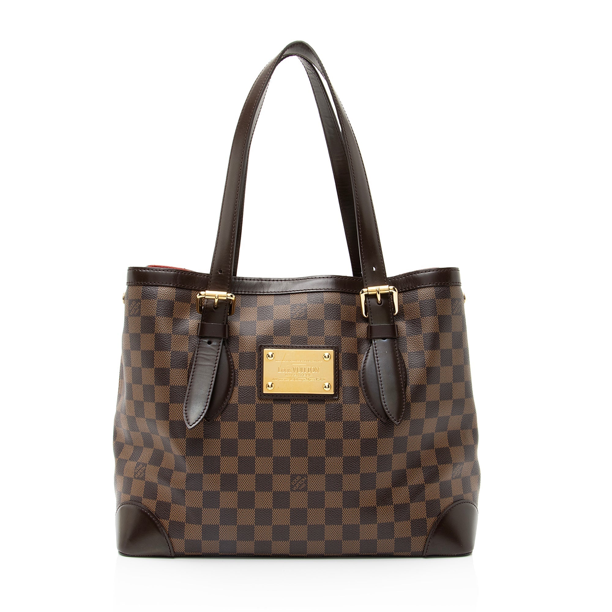 Louis Vuitton Damier Ebene Hampstead MM Tote (SHF-23091)
