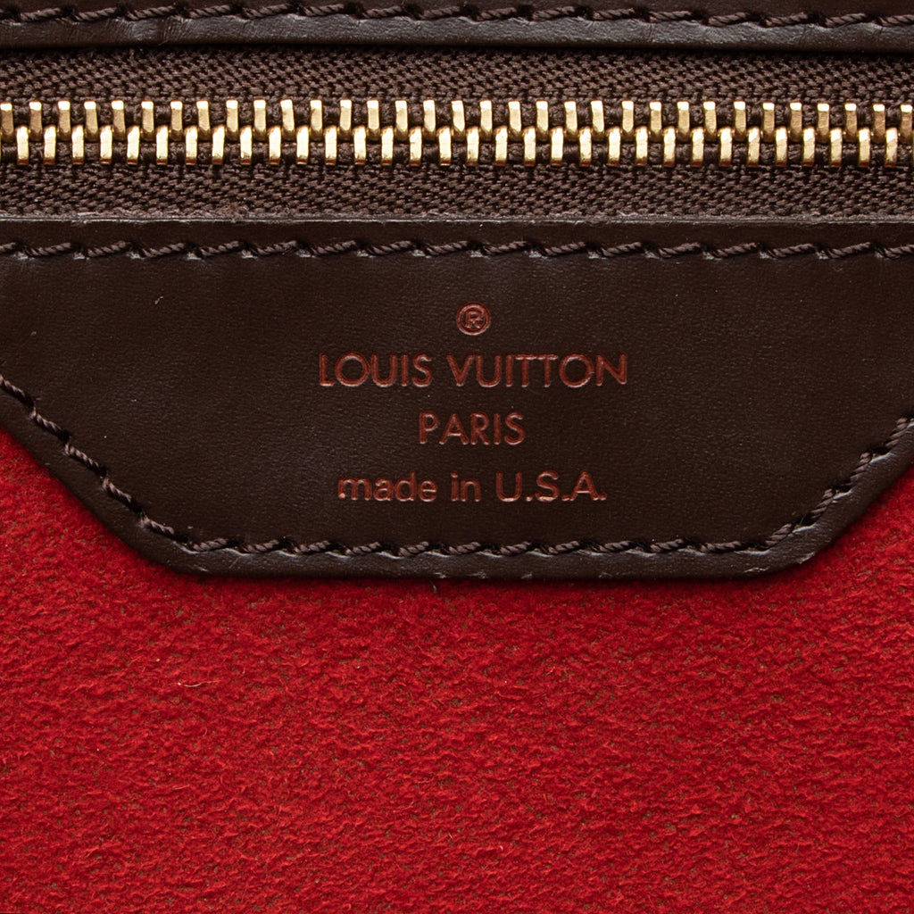 Louis Vuitton Damier Ebene Hampstead MM Tote (SHF-23091)