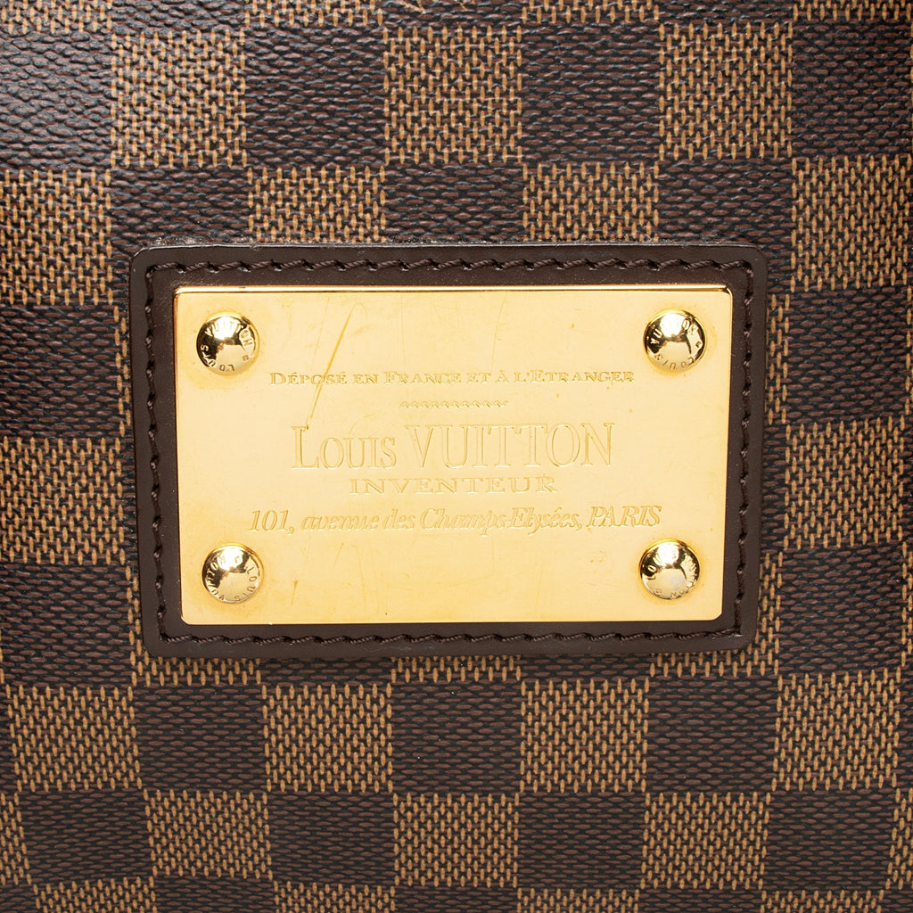 Louis Vuitton Damier Ebene Hampstead MM Tote (SHF-23091)
