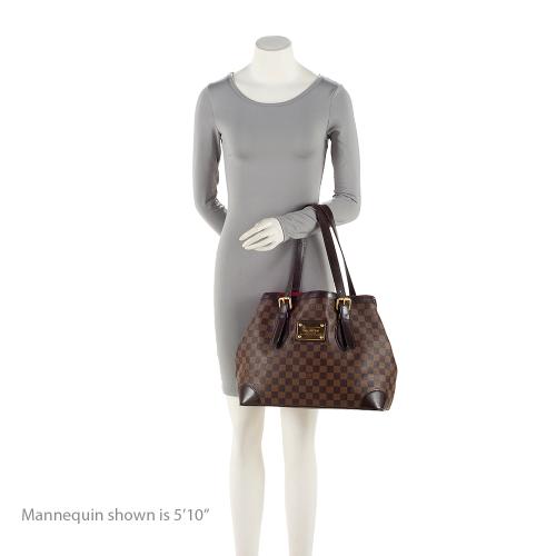Louis Vuitton Damier Ebene Hampstead MM Tote (SHF-23091)