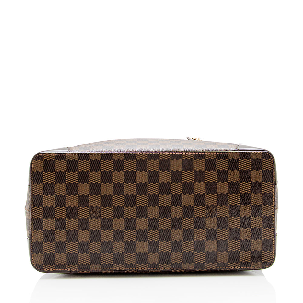 Louis Vuitton Damier Ebene Hampstead MM Tote (SHF-23435)