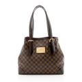 Louis Vuitton Damier Ebene Hampstead MM Tote (SHF-23435)