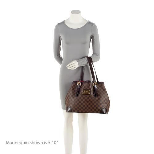 Louis Vuitton Damier Ebene Hampstead MM Tote (SHF-23435)