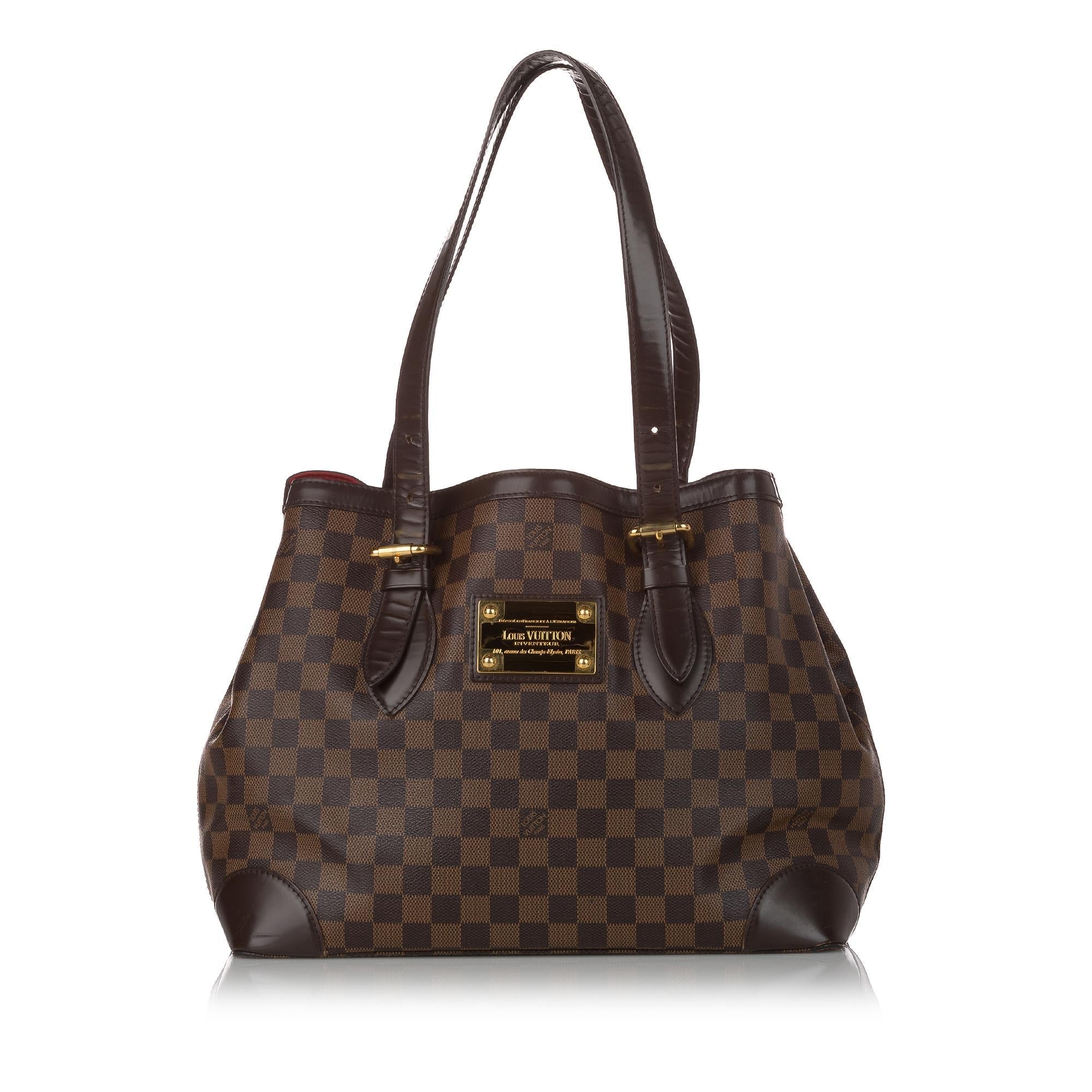 Louis Vuitton Damier Ebene Hampstead MM (SHG-31055)