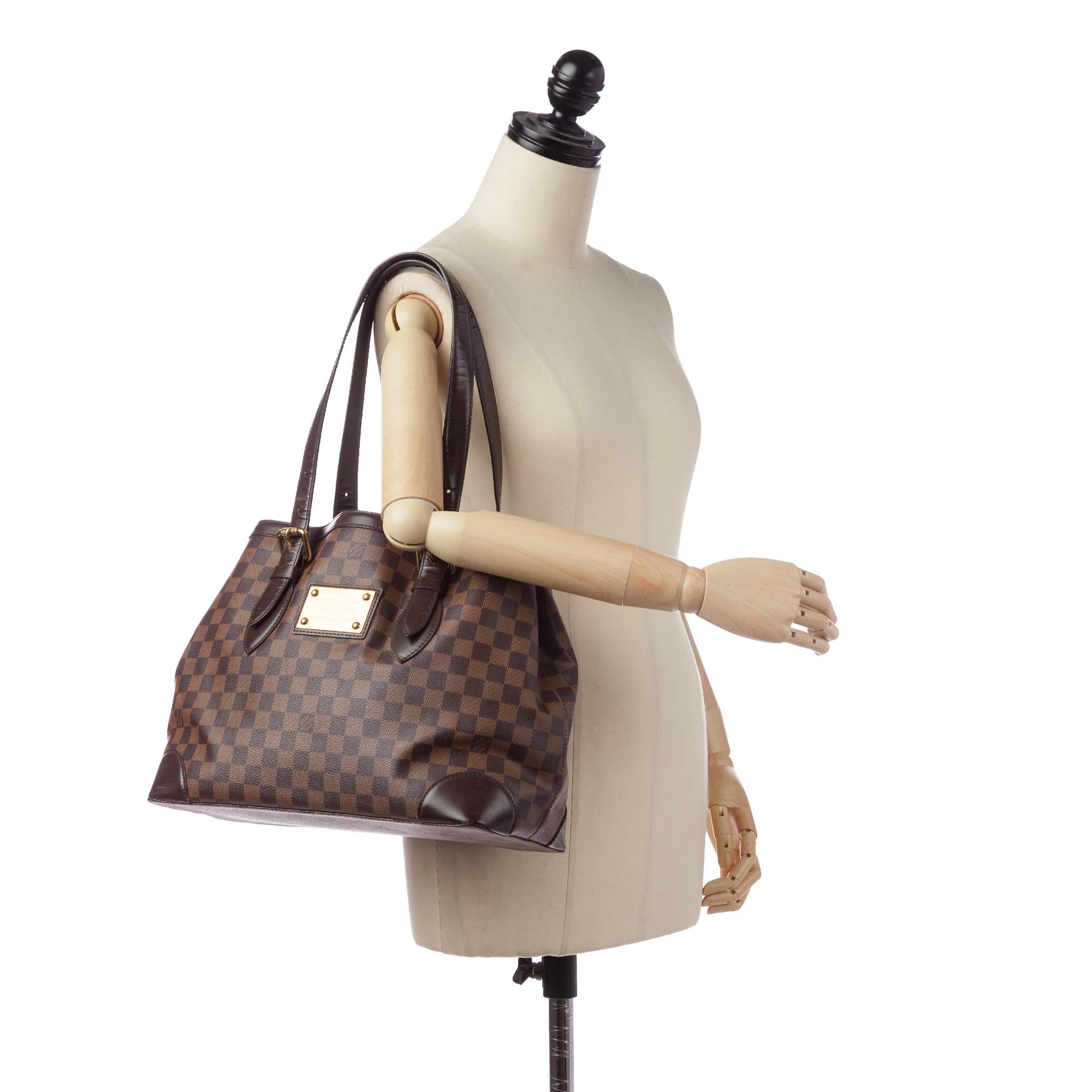 Louis Vuitton Damier Ebene Hampstead MM (SHG-31055)