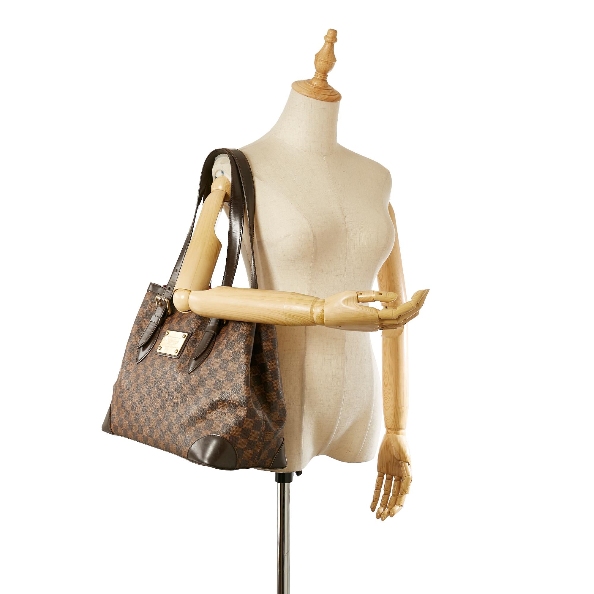 Louis Vuitton Damier Ebene Hampstead MM (SHG-31940)