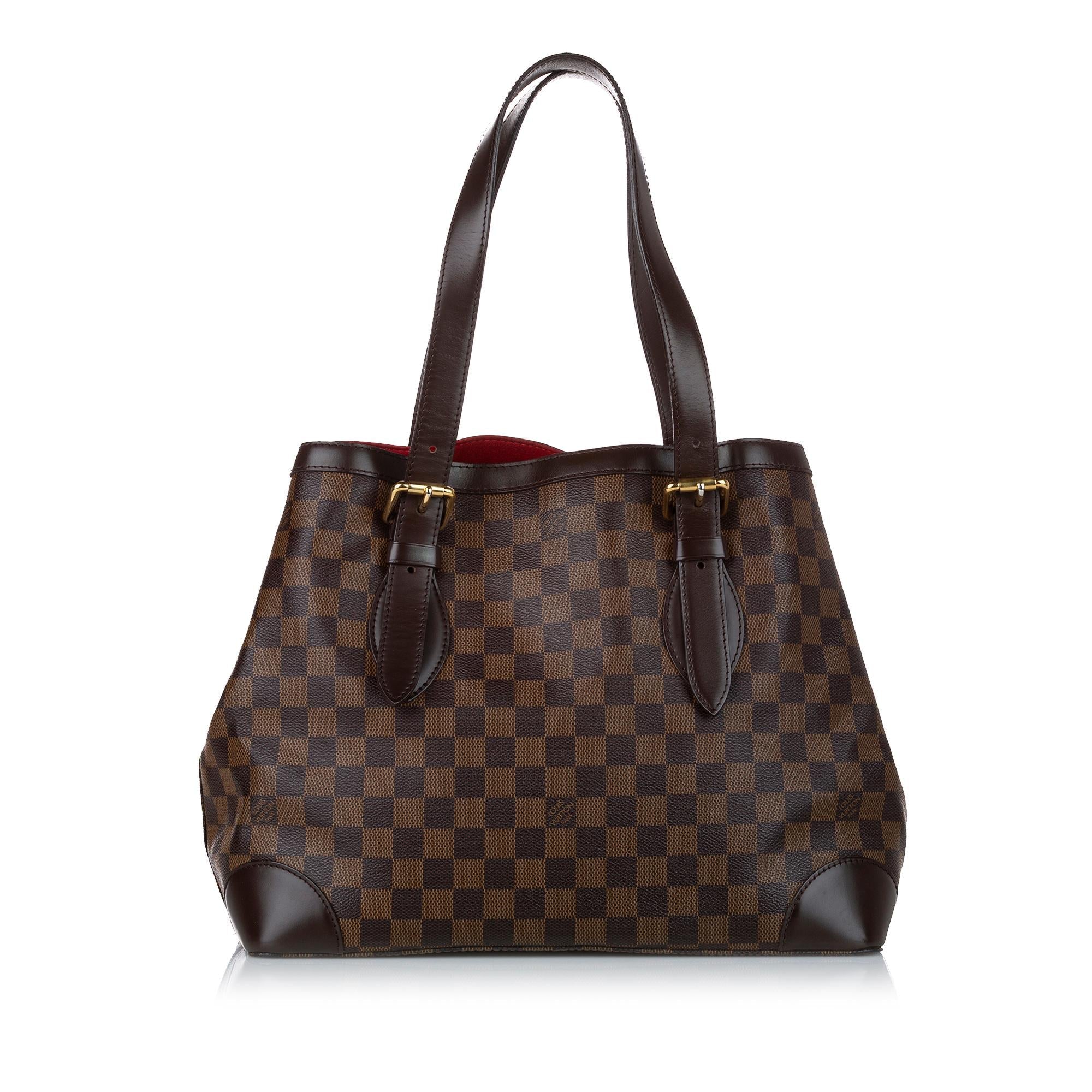 Louis Vuitton Damier Ebene Hampstead MM (SHG-32920)
