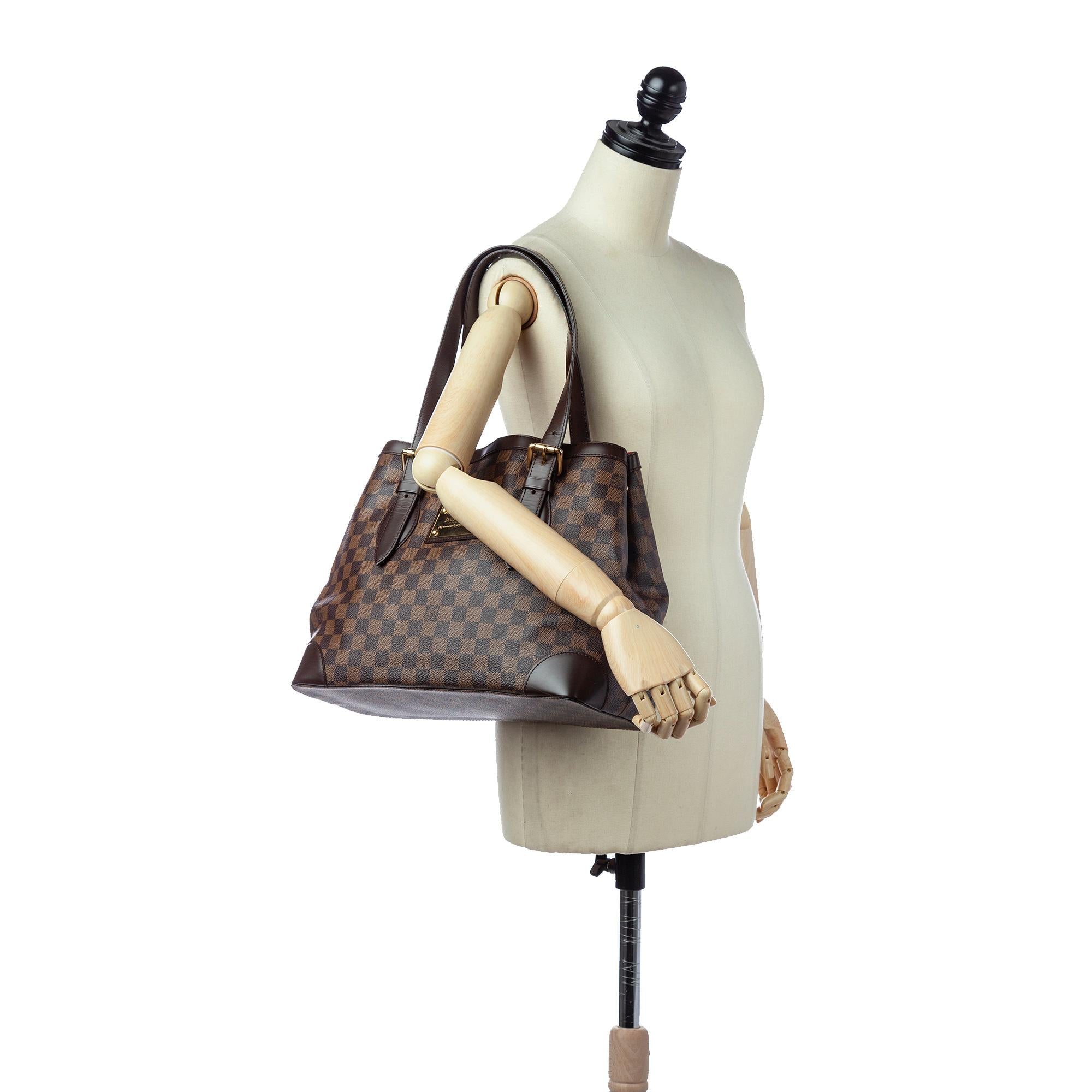 Louis Vuitton Damier Ebene Hampstead MM (SHG-32920)