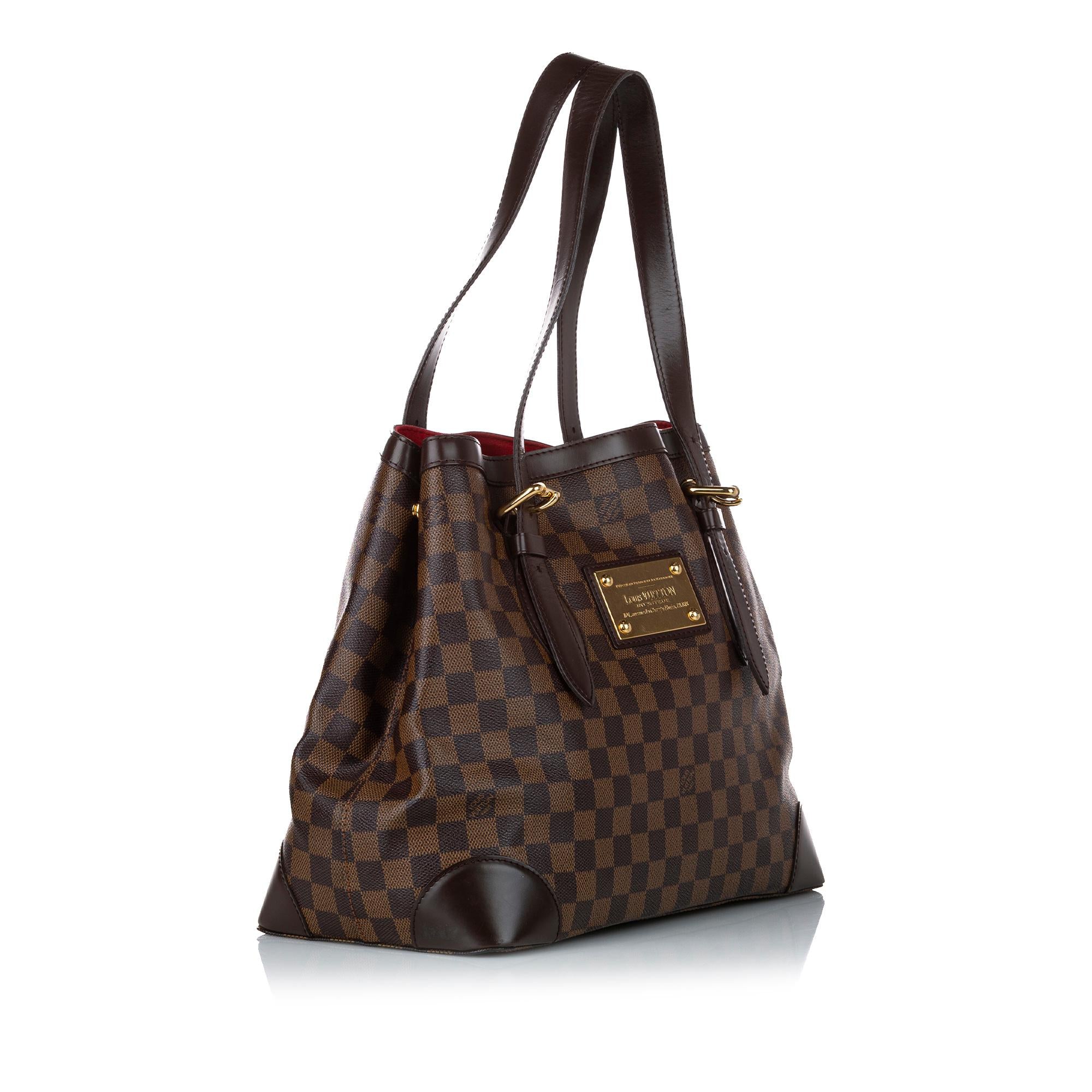 Louis Vuitton Damier Ebene Hampstead MM (SHG-32920)