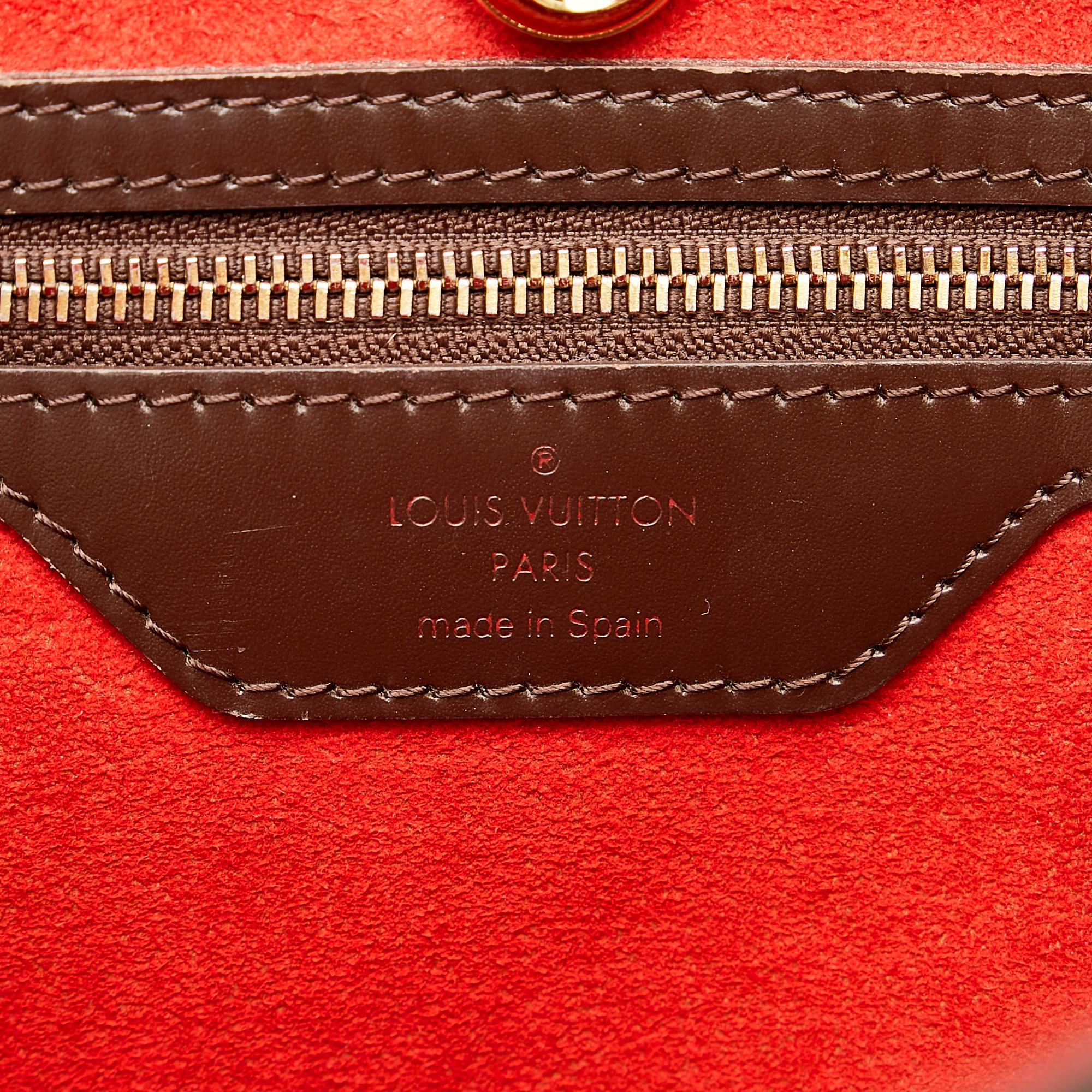 Louis Vuitton Damier Ebene Hampstead MM (SHG-Qw27QW)