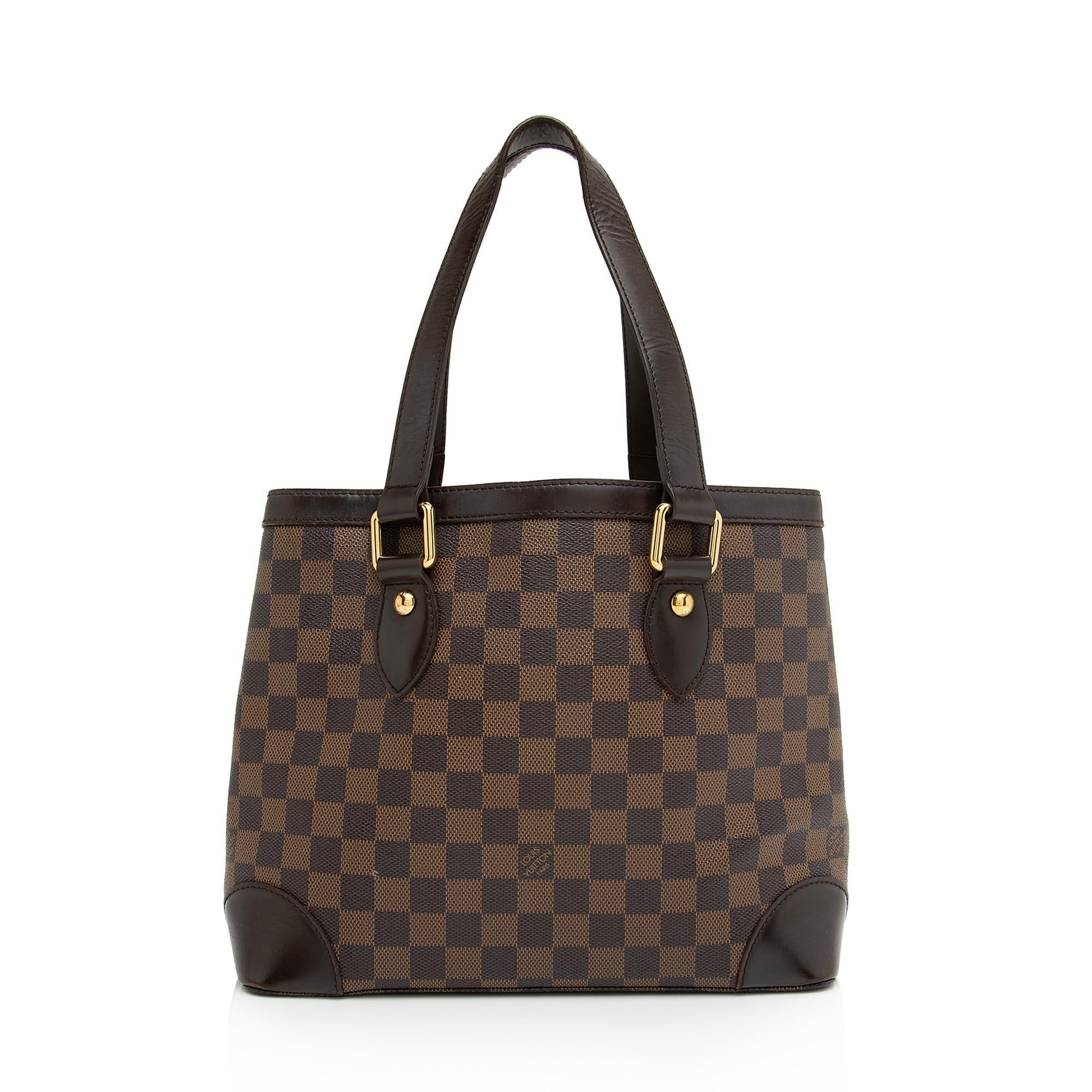 Louis Vuitton Damier Ebene Hampstead PM Tote (SHF-2yiiMs)
