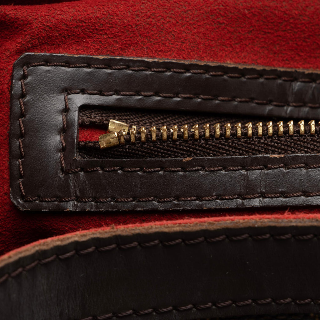 Louis Vuitton Damier Ebene Hampstead PM Tote (SHF-2yiiMs)