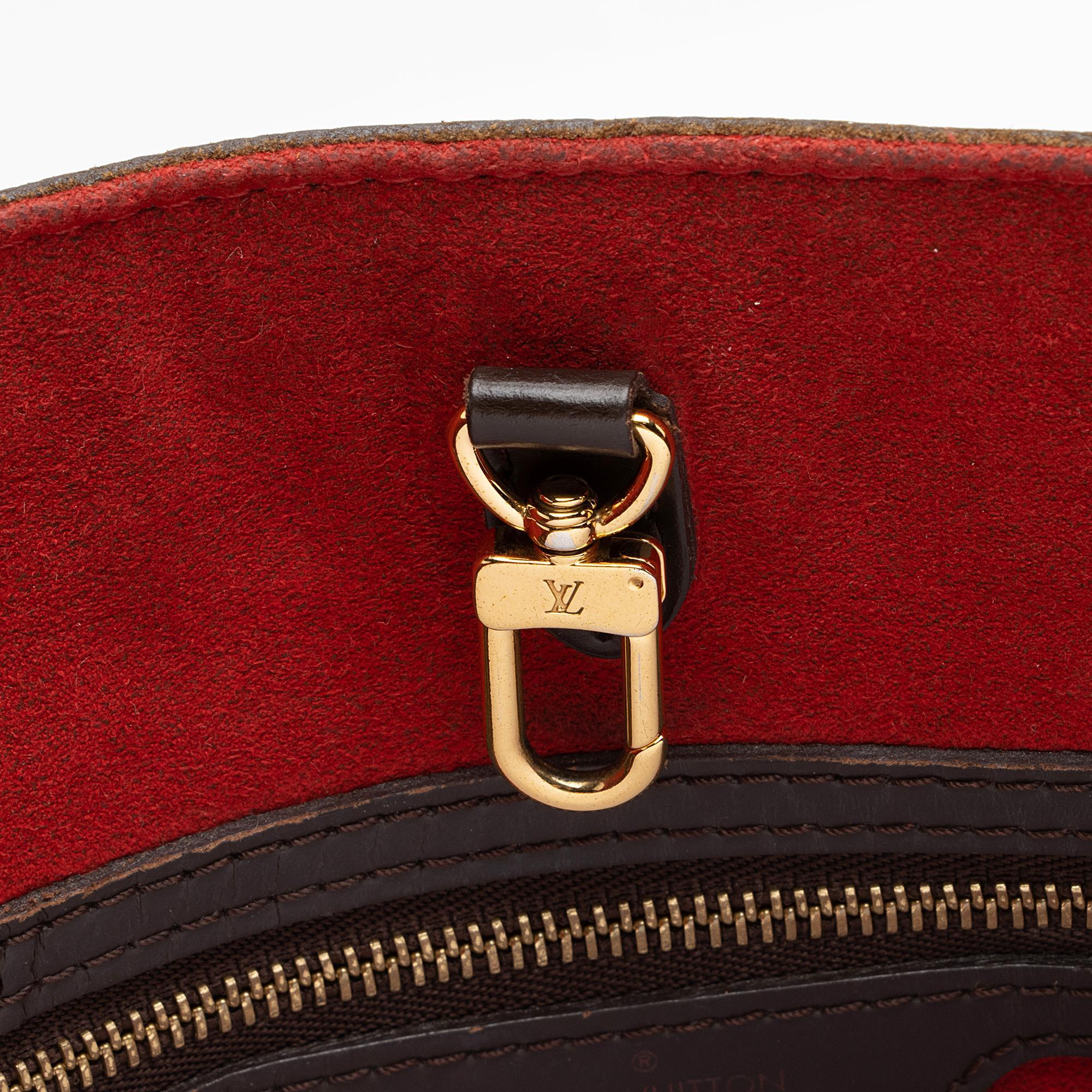 Louis Vuitton Damier Ebene Hampstead PM Tote (SHF-2yiiMs)