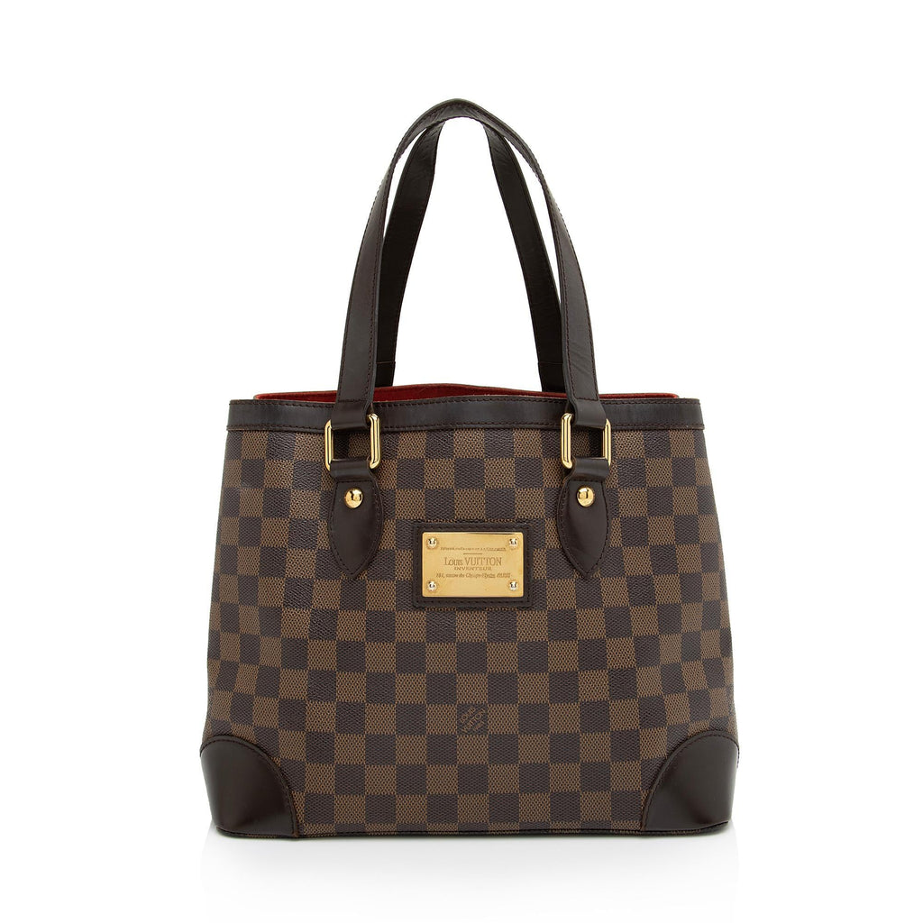 Louis Vuitton Damier Ebene Hampstead PM Tote (SHF-2yiiMs)