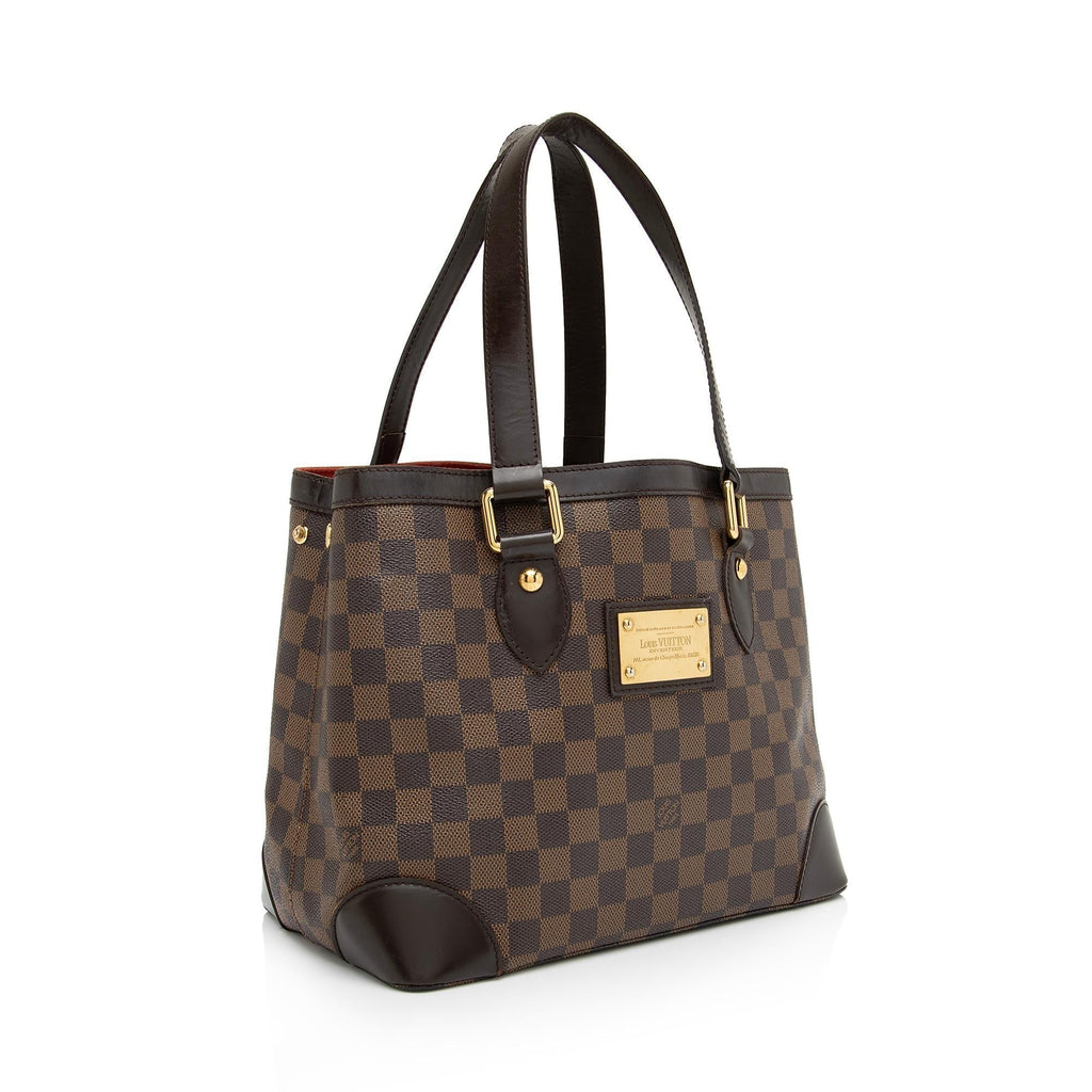 Louis Vuitton Damier Ebene Hampstead PM Tote (SHF-2yiiMs)