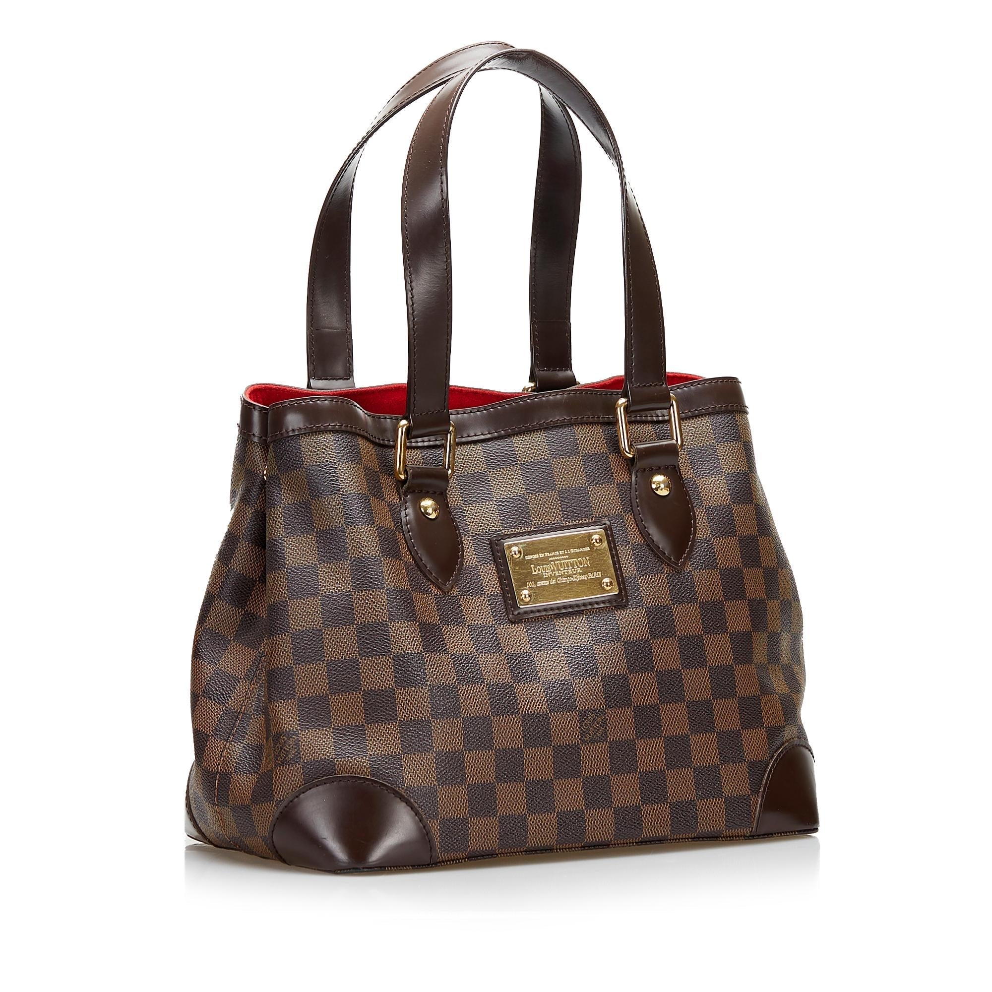 Louis Vuitton Damier Ebene Hampstead PM (SHG-36524)