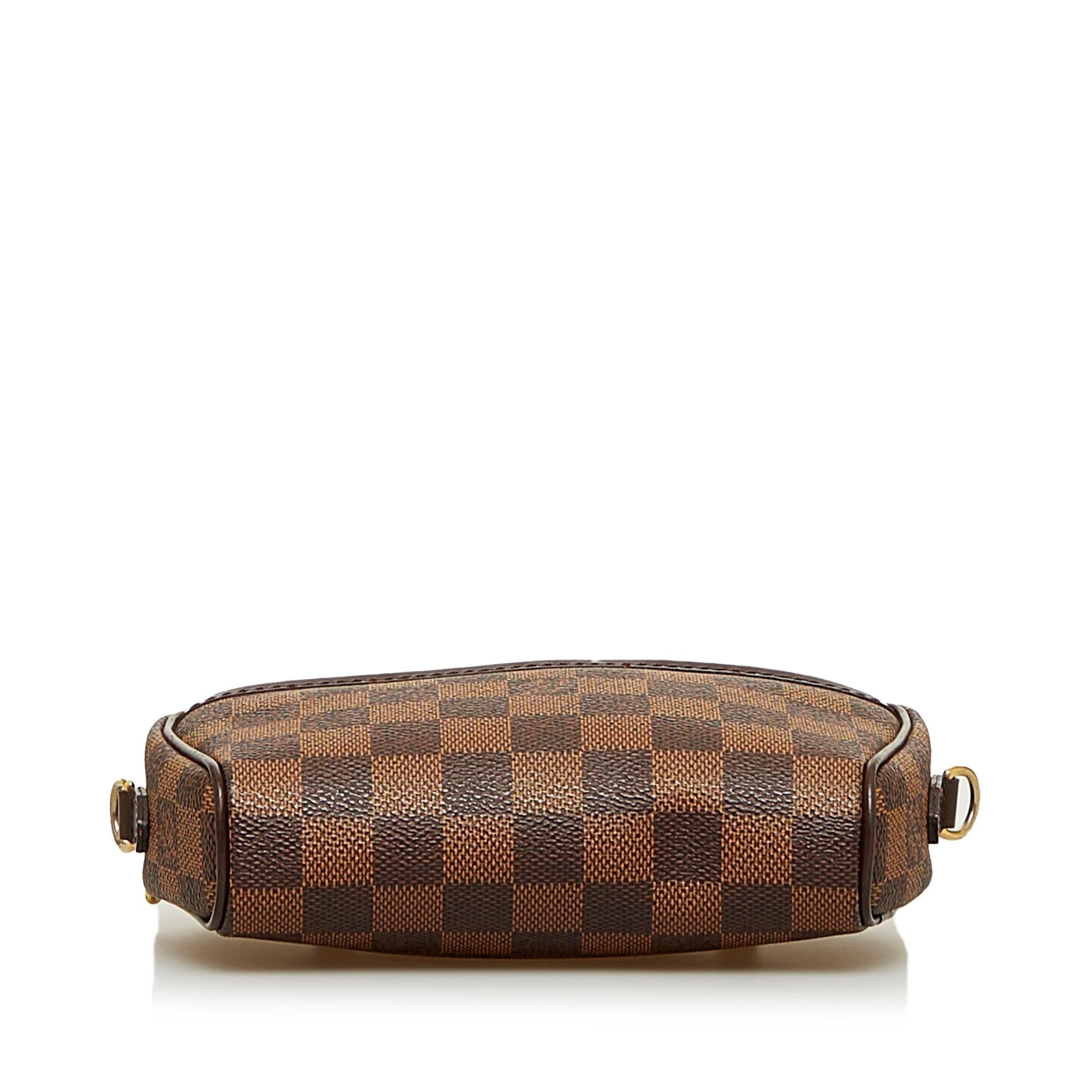 Louis Vuitton Damier Ebene Ipanema Pochette (SHG-lQAcPn)