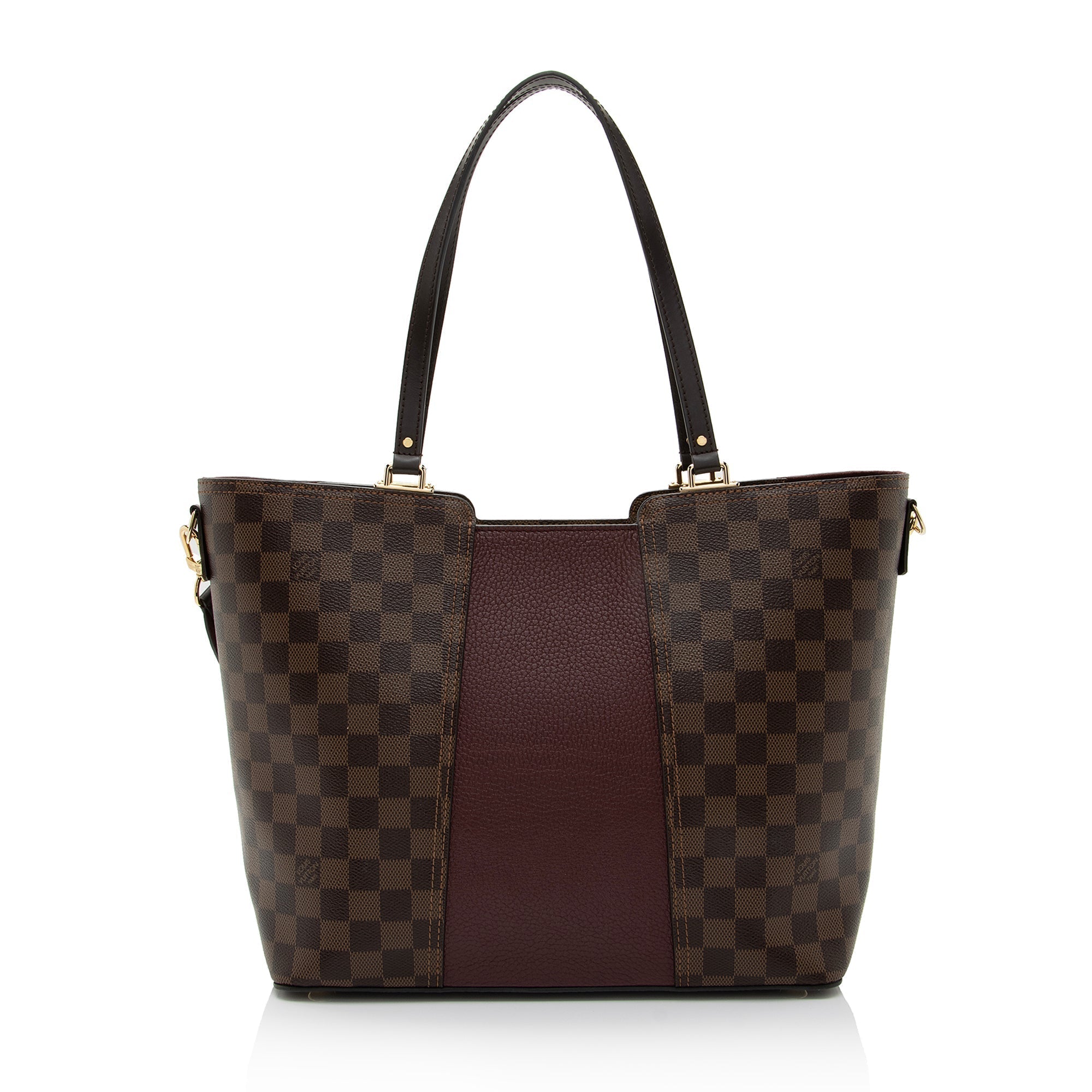Louis Vuitton Damier Ebene Jersey Tote (SHF-1EyPjV)