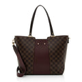 Louis Vuitton Damier Ebene Jersey Tote (SHF-1EyPjV)
