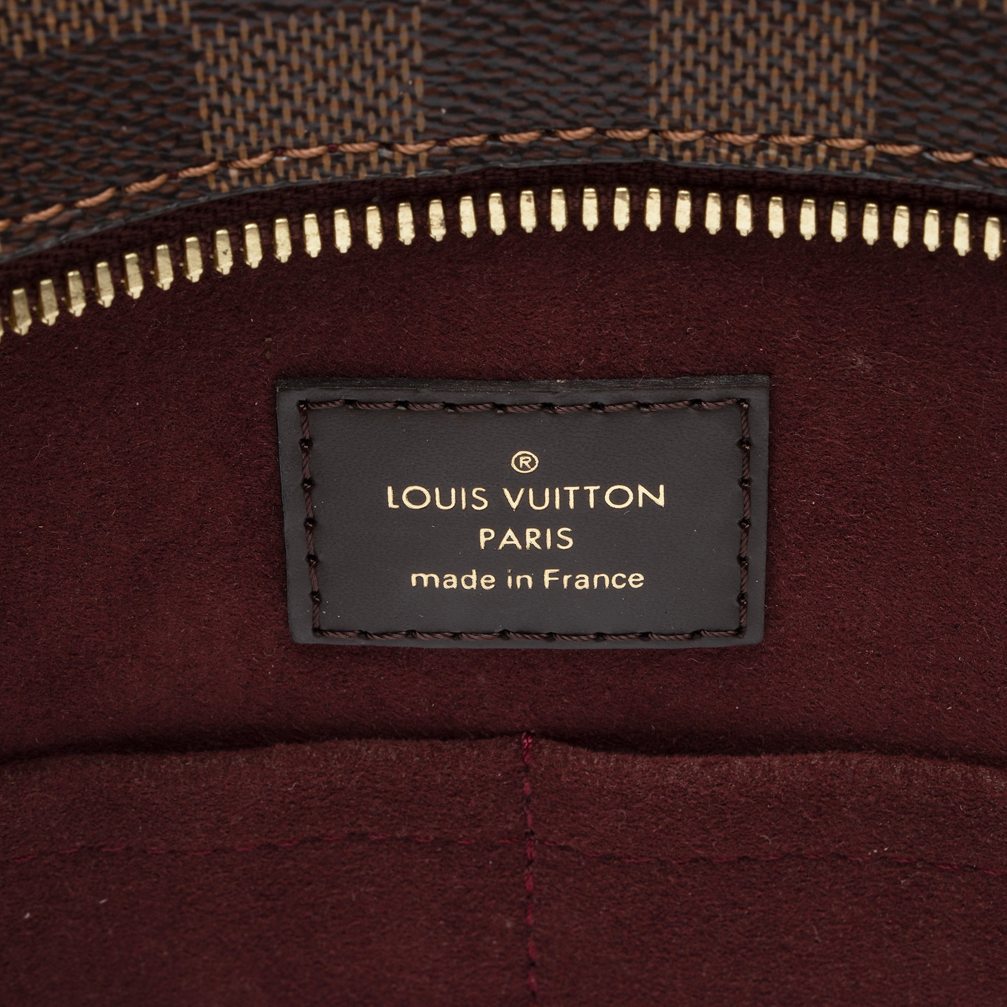Louis Vuitton Damier Ebene Jersey Tote (SHF-1EyPjV)