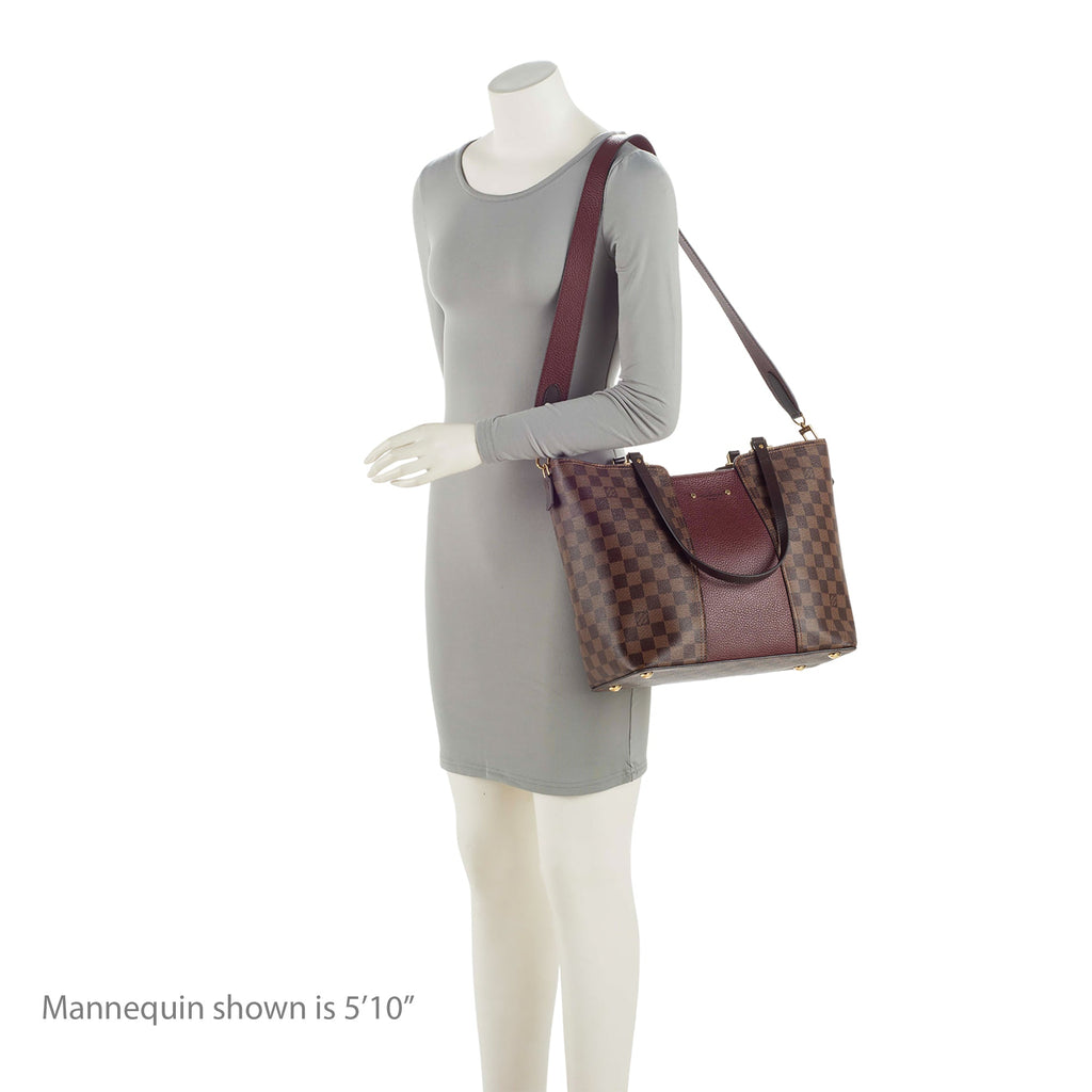 Louis Vuitton Damier Ebene Jersey Tote (SHF-1EyPjV)