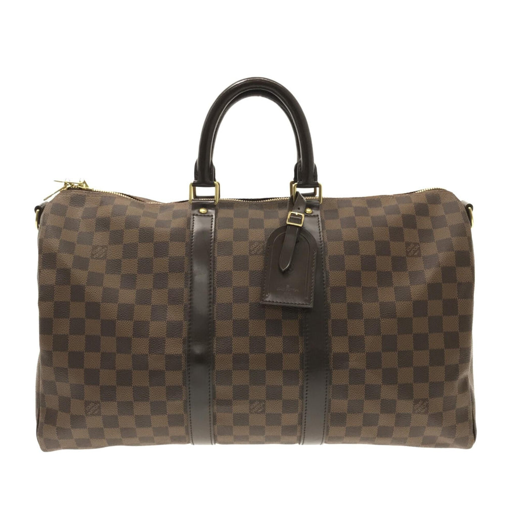 Louis Vuitton Damier Ebene Keepall Bandouliere 45 (SHG-vffBjt)