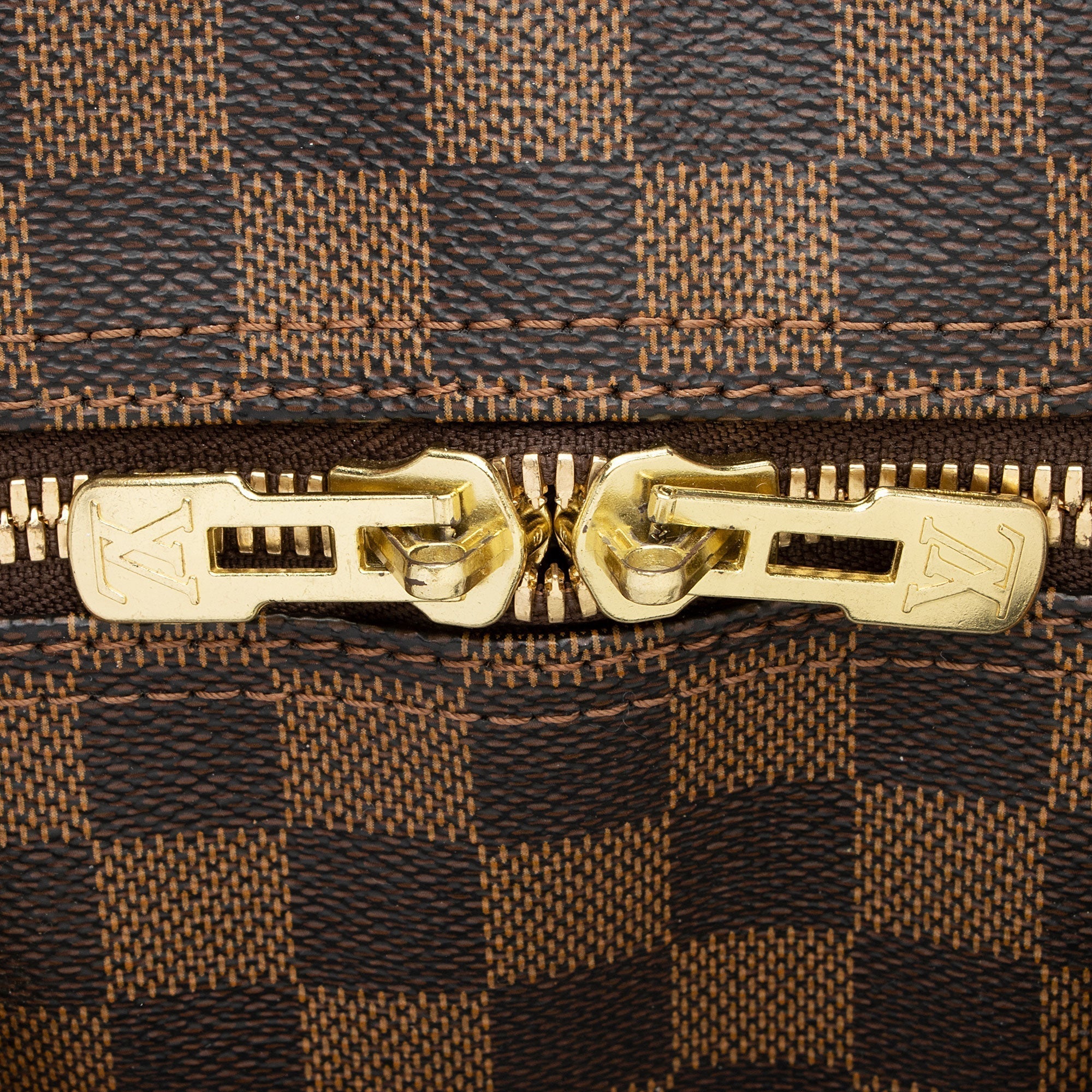 Louis Vuitton Damier Ebene Keepall Bandouliere 55 Duffle Bag